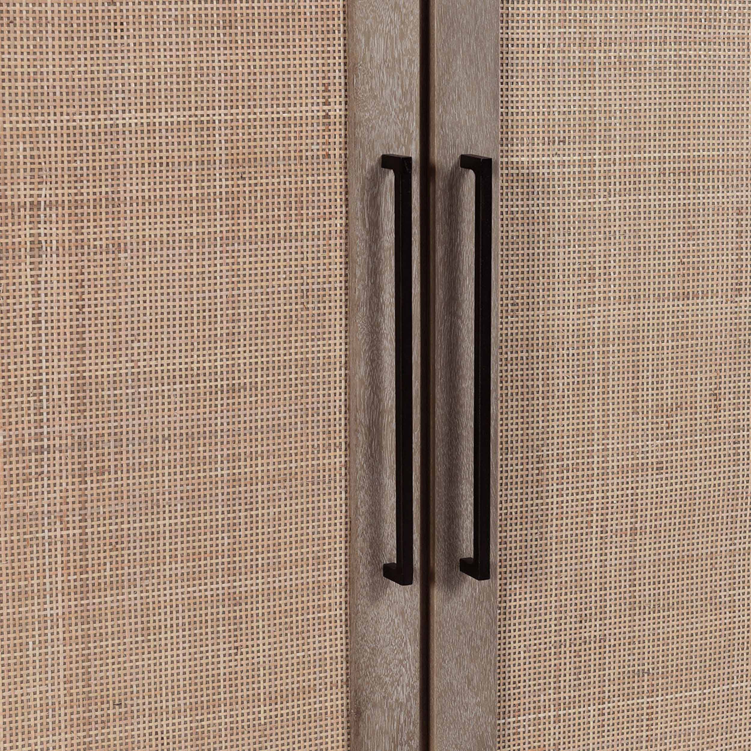 Jenson Solid Wood 4Dr Cabinet, Meadow Taupe