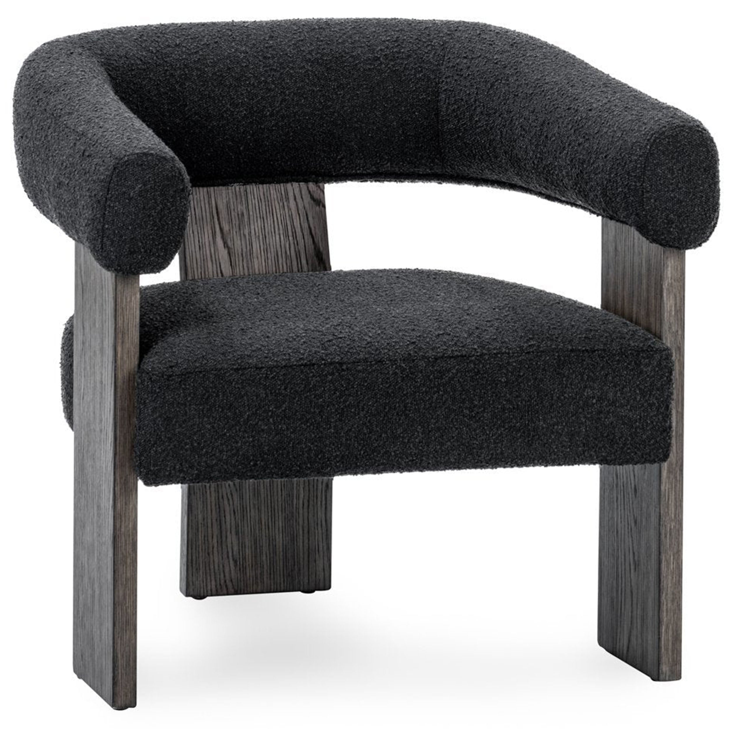 Julina Accent Chair, Charcoal