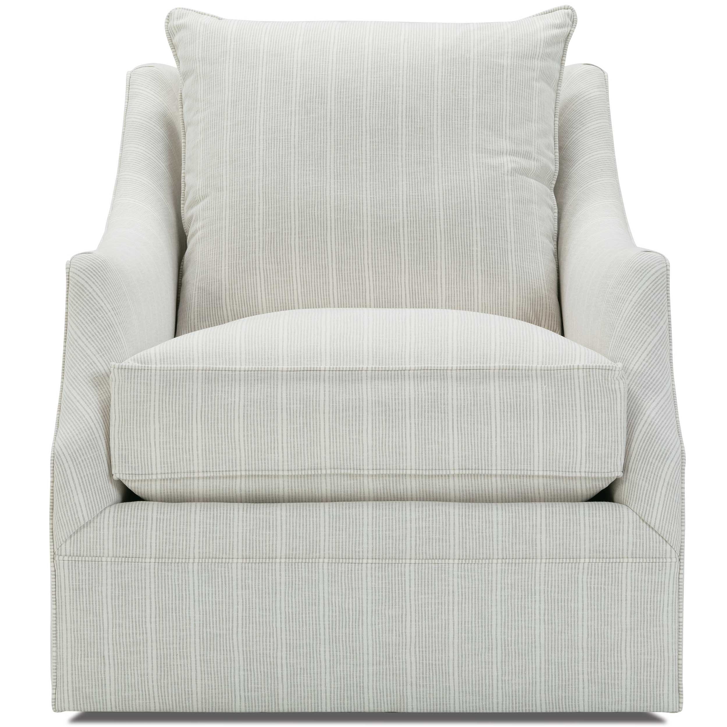 Kara Quick Ship Swivel Chair, Grey