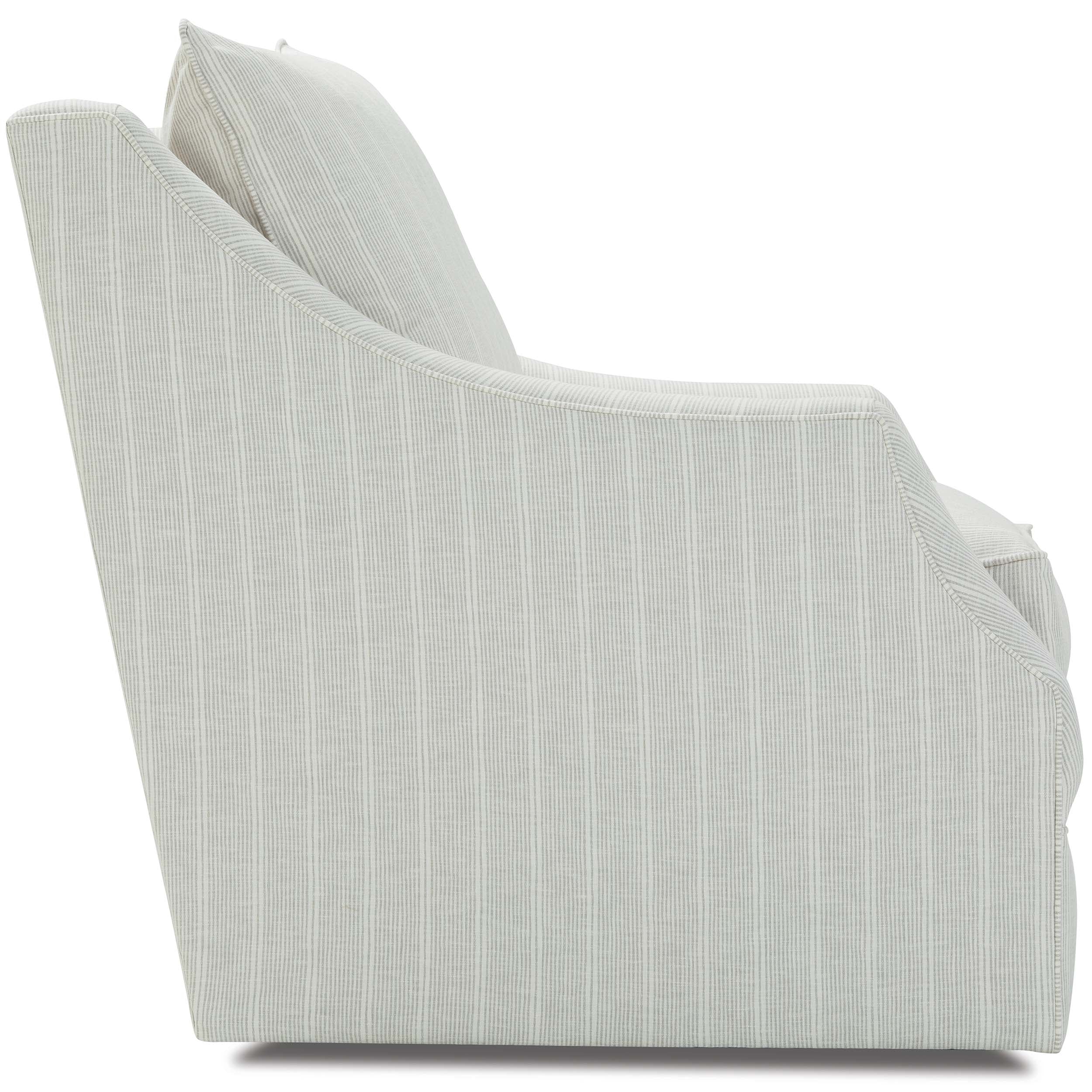 Kara Quick Ship Swivel Chair, Grey