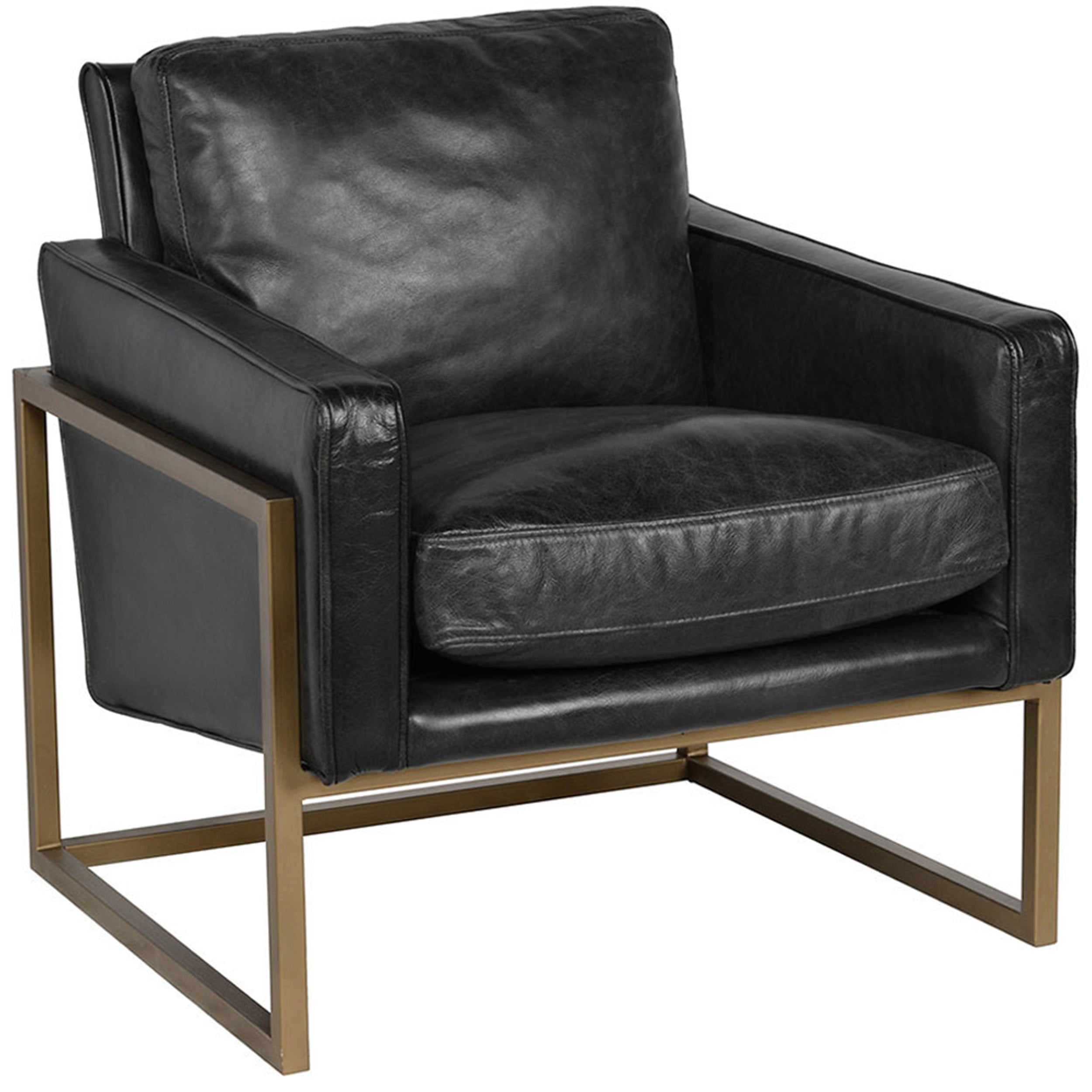 Ken Accent Chair, Jet Black