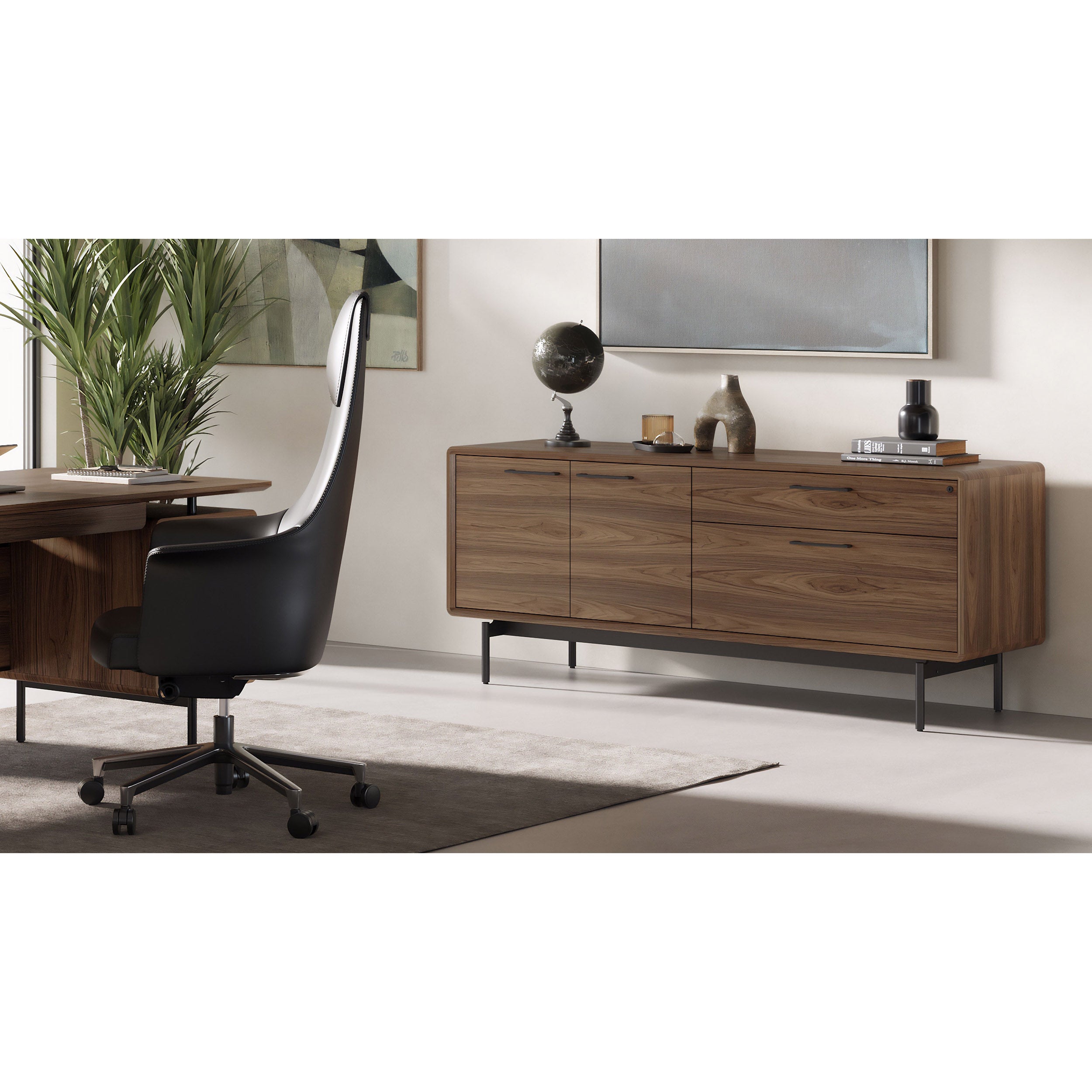LINQ Office 6829, Natural Walnut