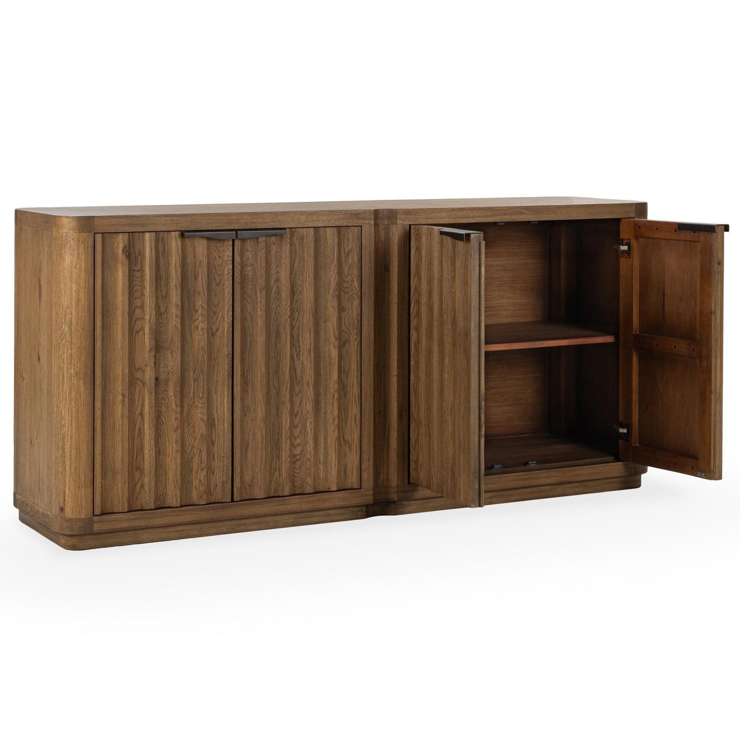 Labelle 4Dr Buffet, Tan Oak