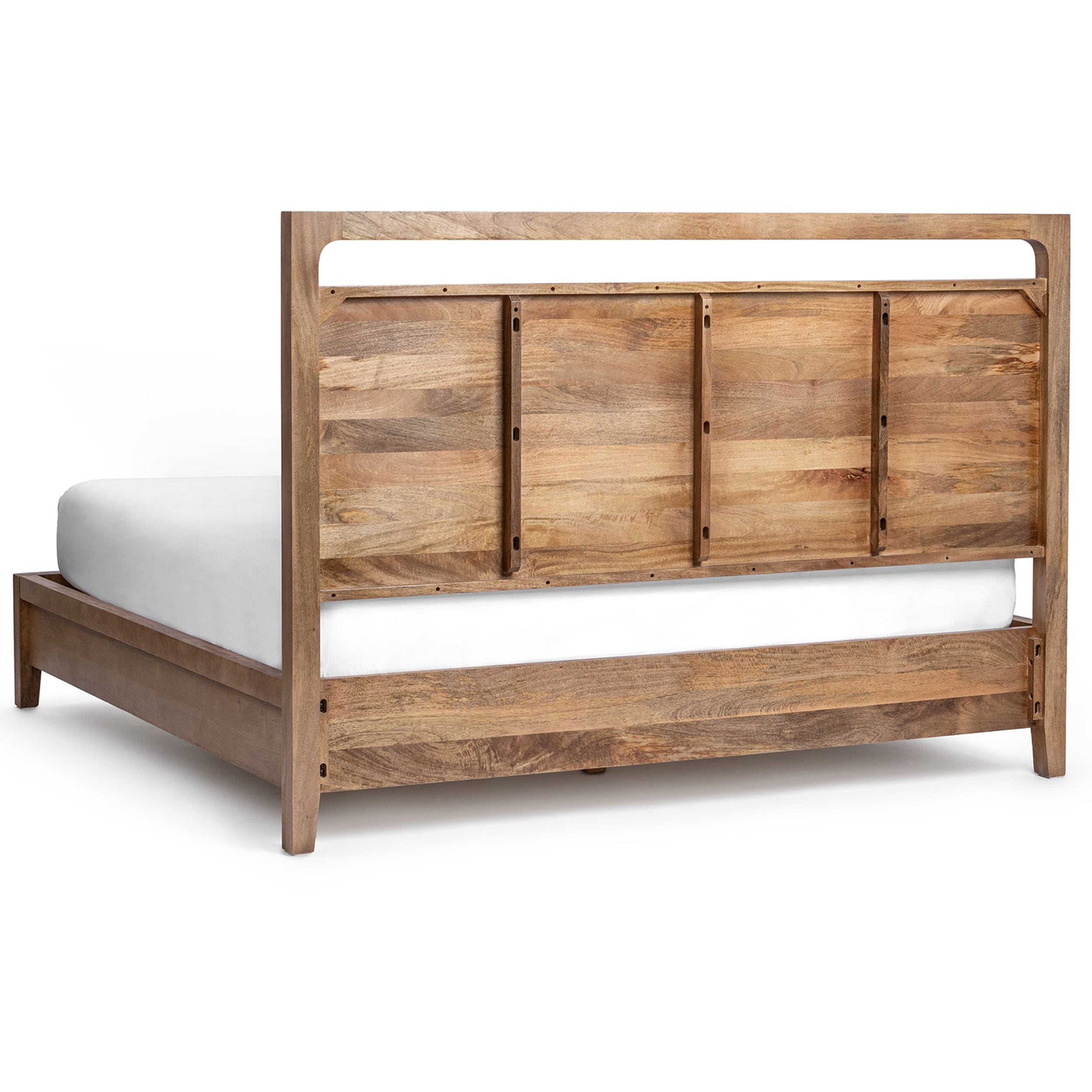 Laguna Solid Wood Bed, Natural Maple