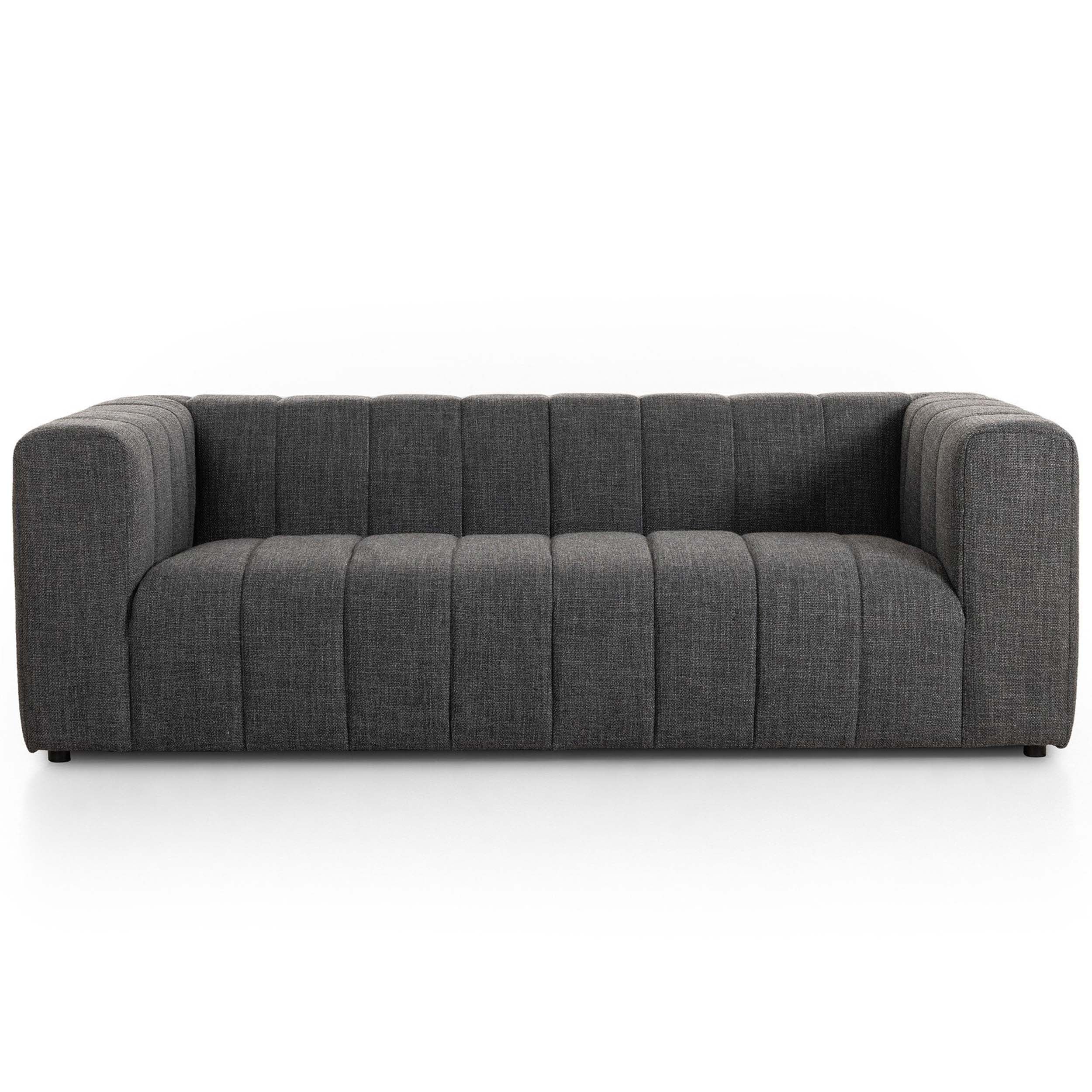Langham Channeled Sofa, Saxon Charcoal