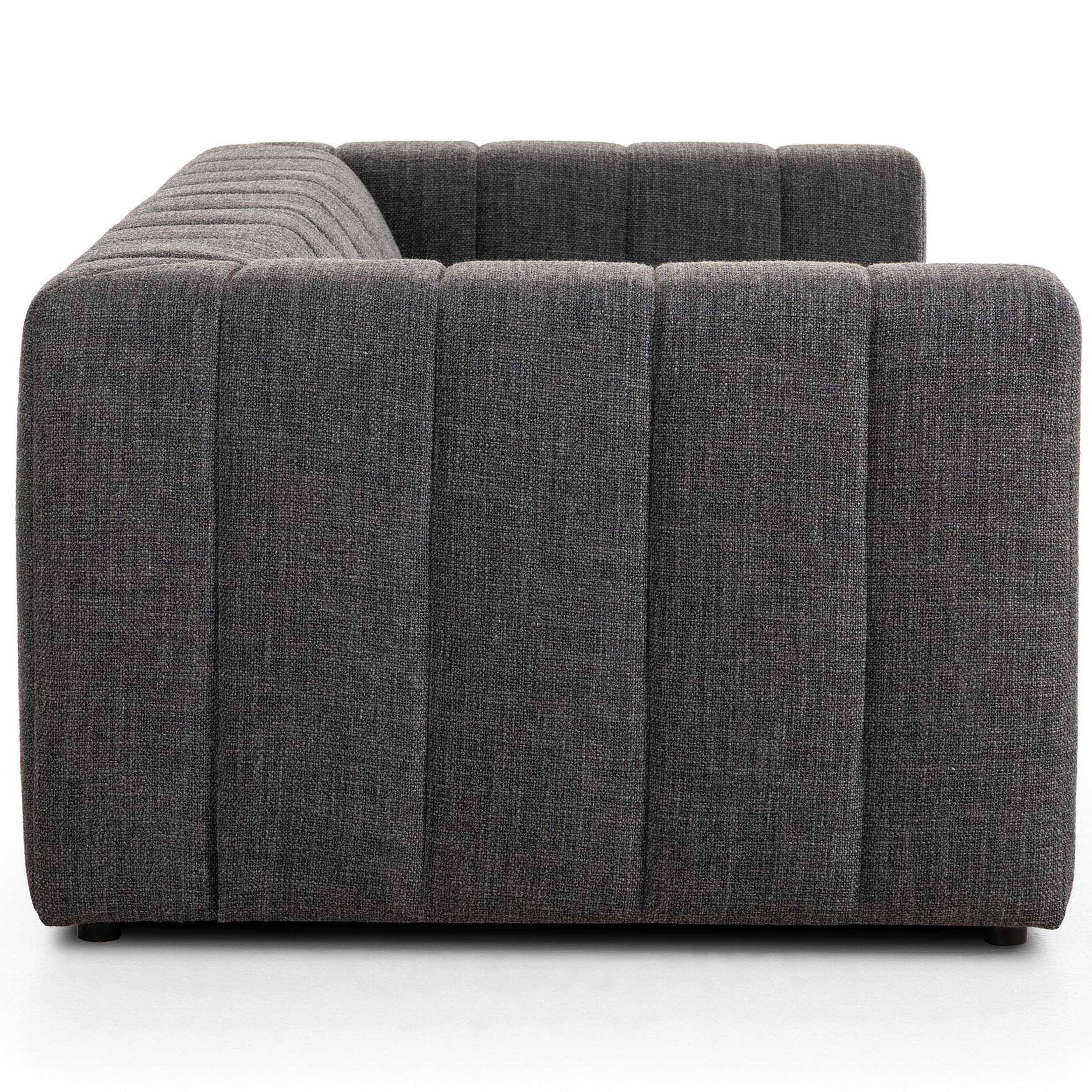Langham Channeled Sofa, Saxon Charcoal