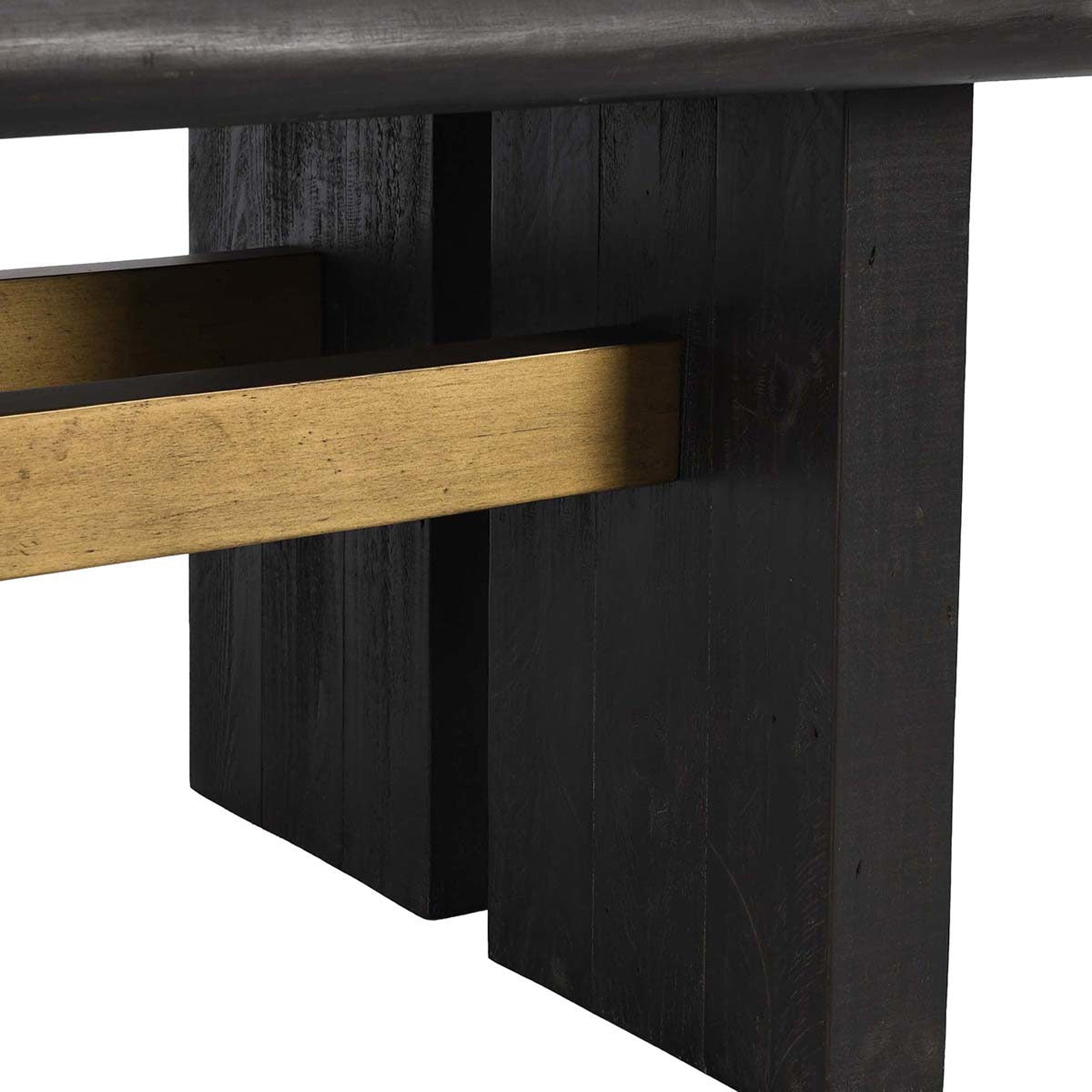 Larson Dining Table, Carbon Black