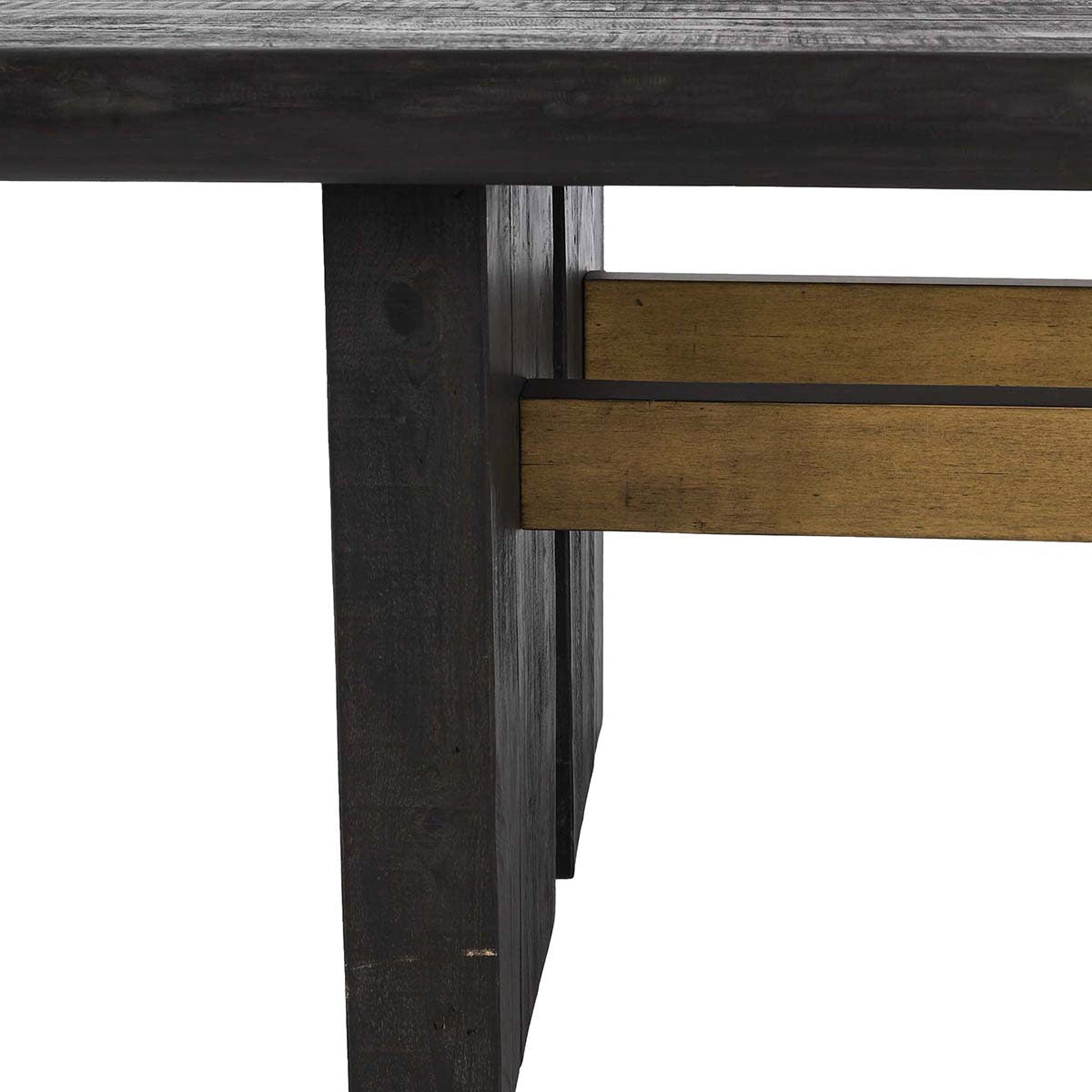Larson Dining Table, Carbon Black