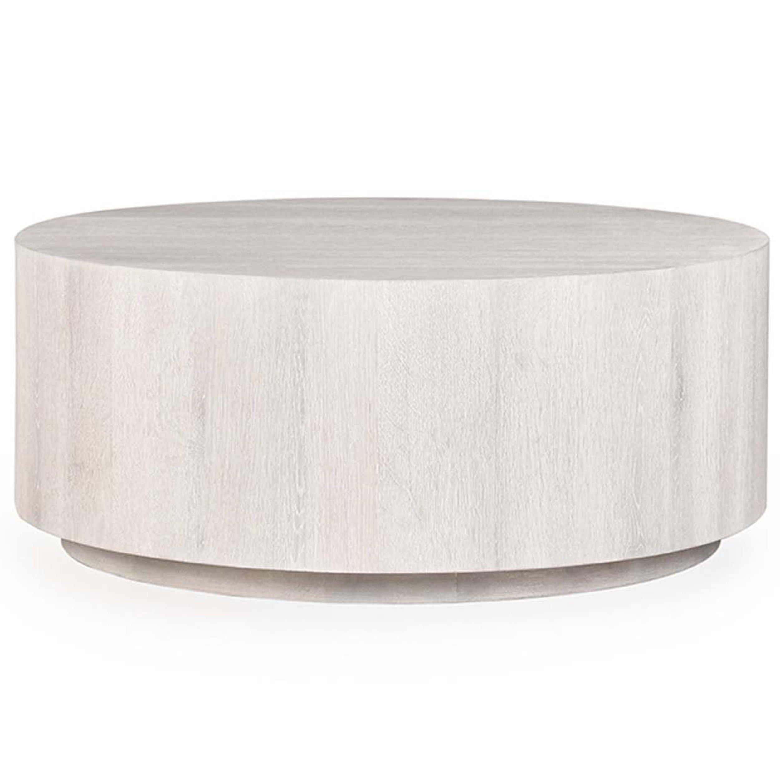 Layne Coffee Table with Casters, Milky White