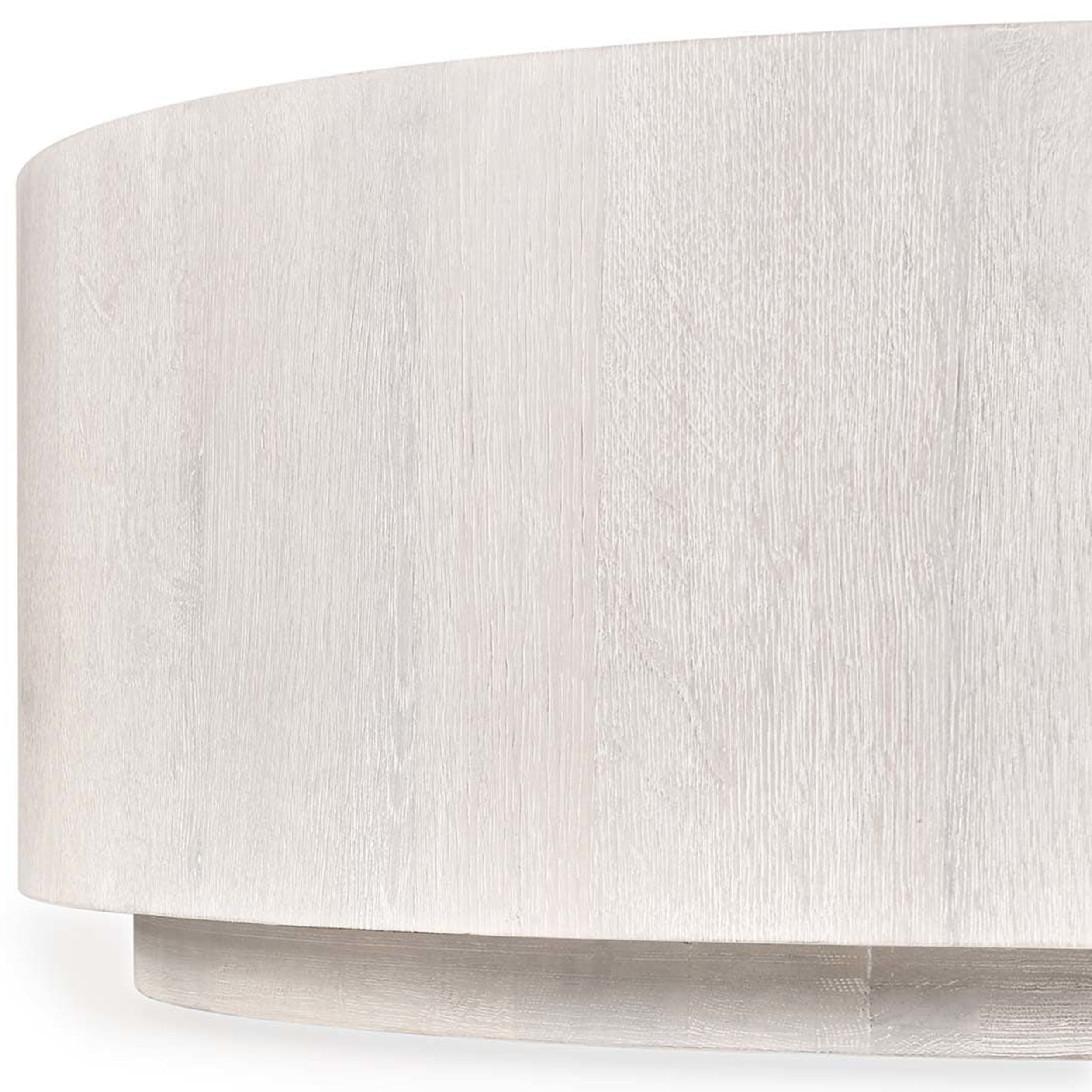 Layne Coffee Table with Casters, Milky White