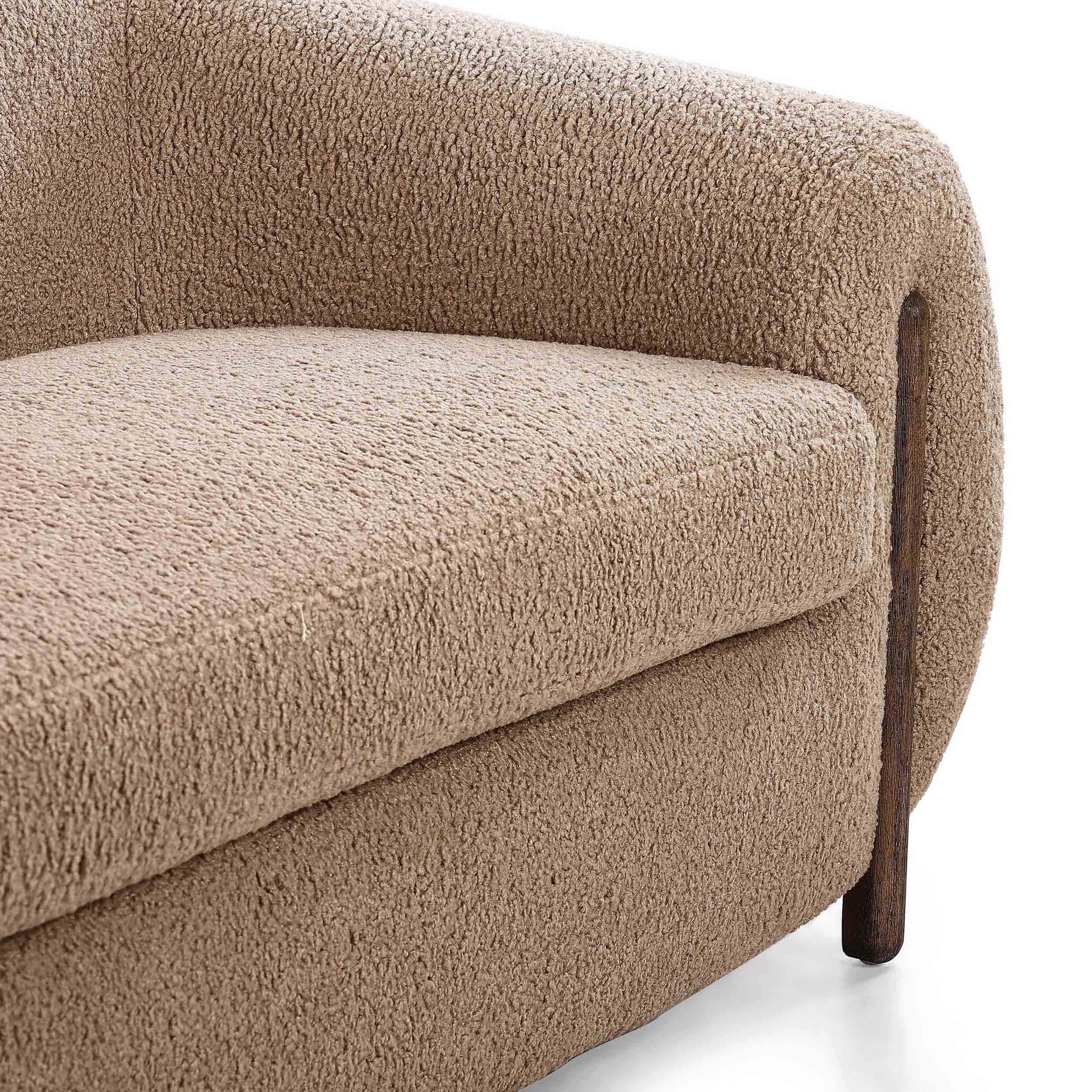 Lyla Sofa, Sheepskin Camel