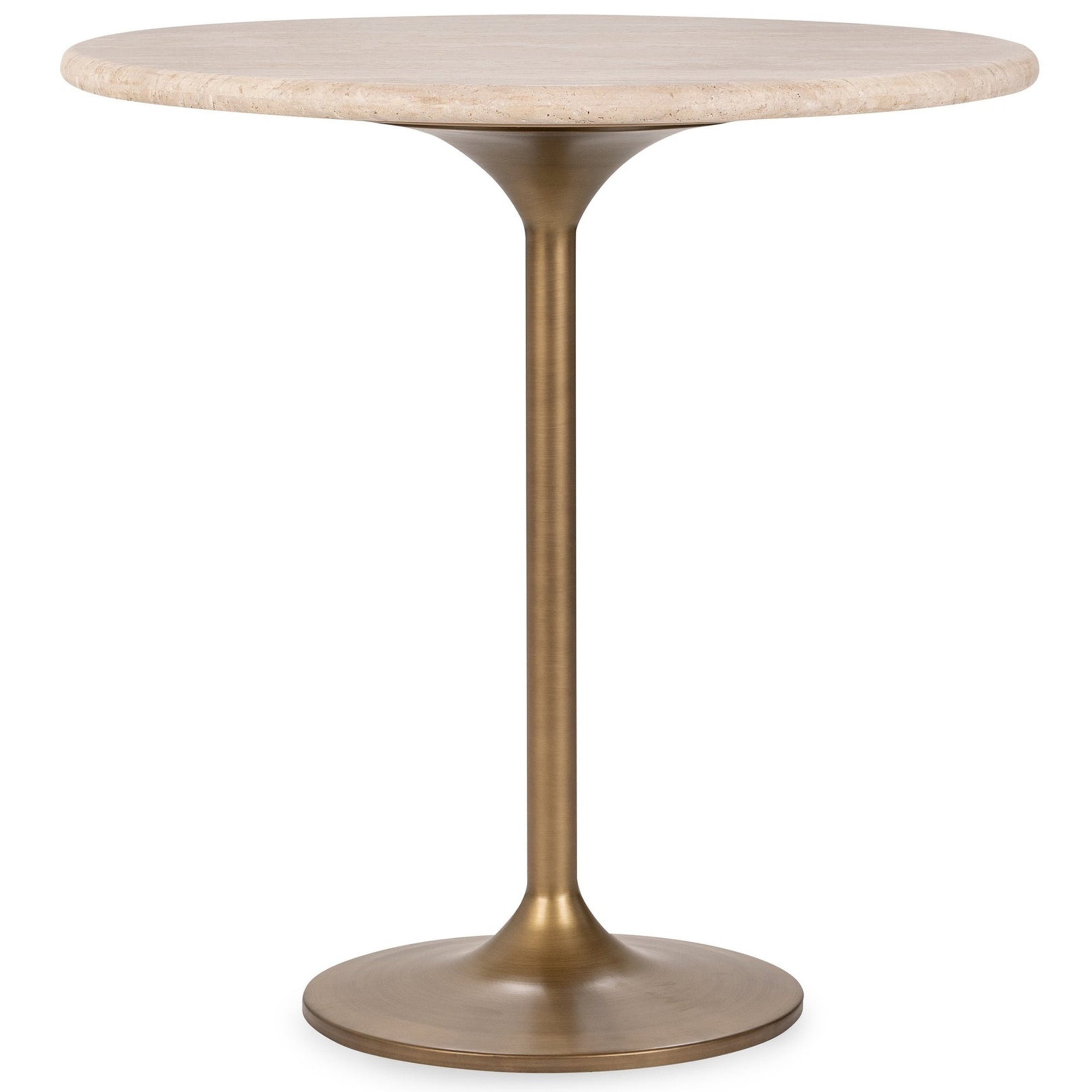 Malani Gathering Table Travertine, Tan
