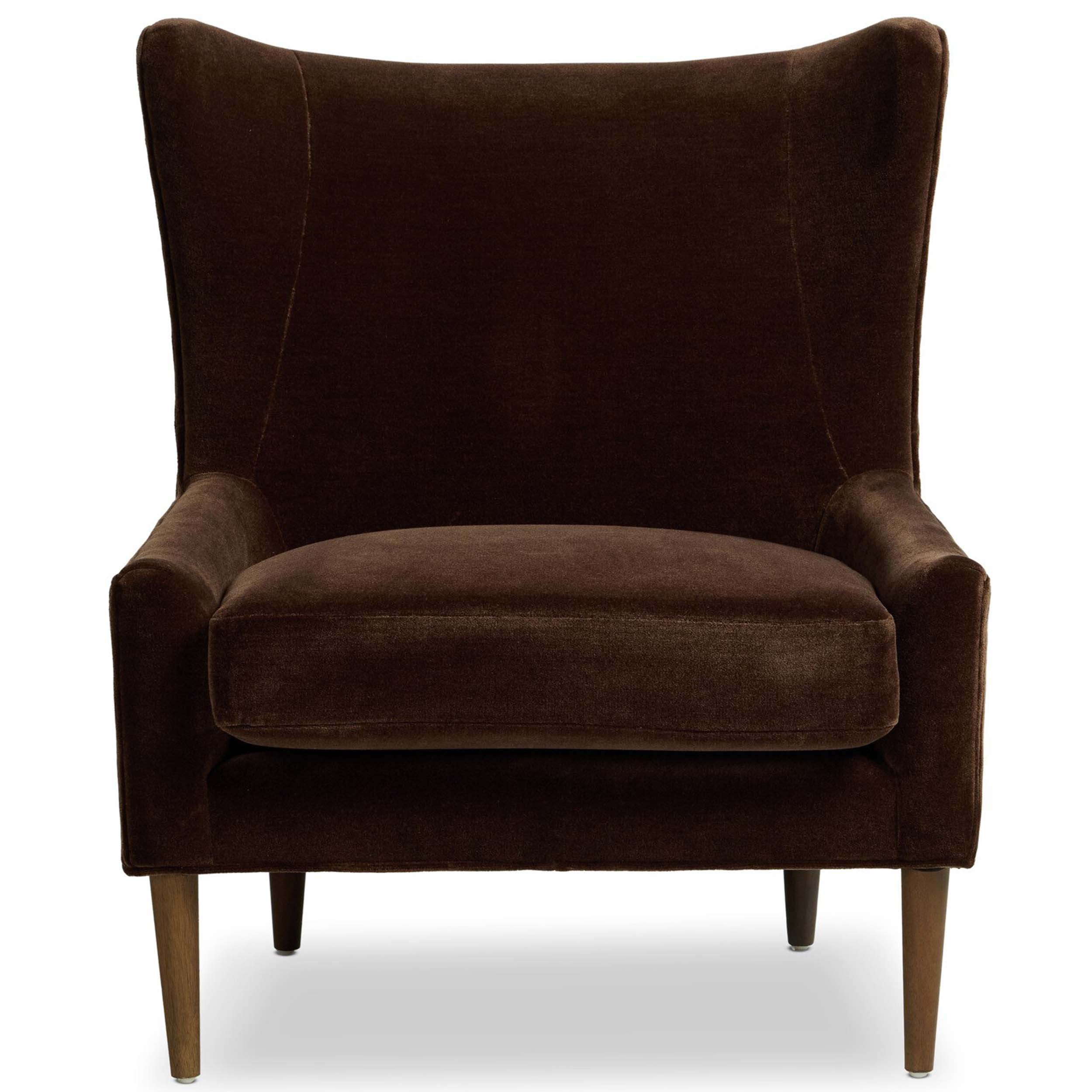 Marlow Wing Chair, Monte Chocolate