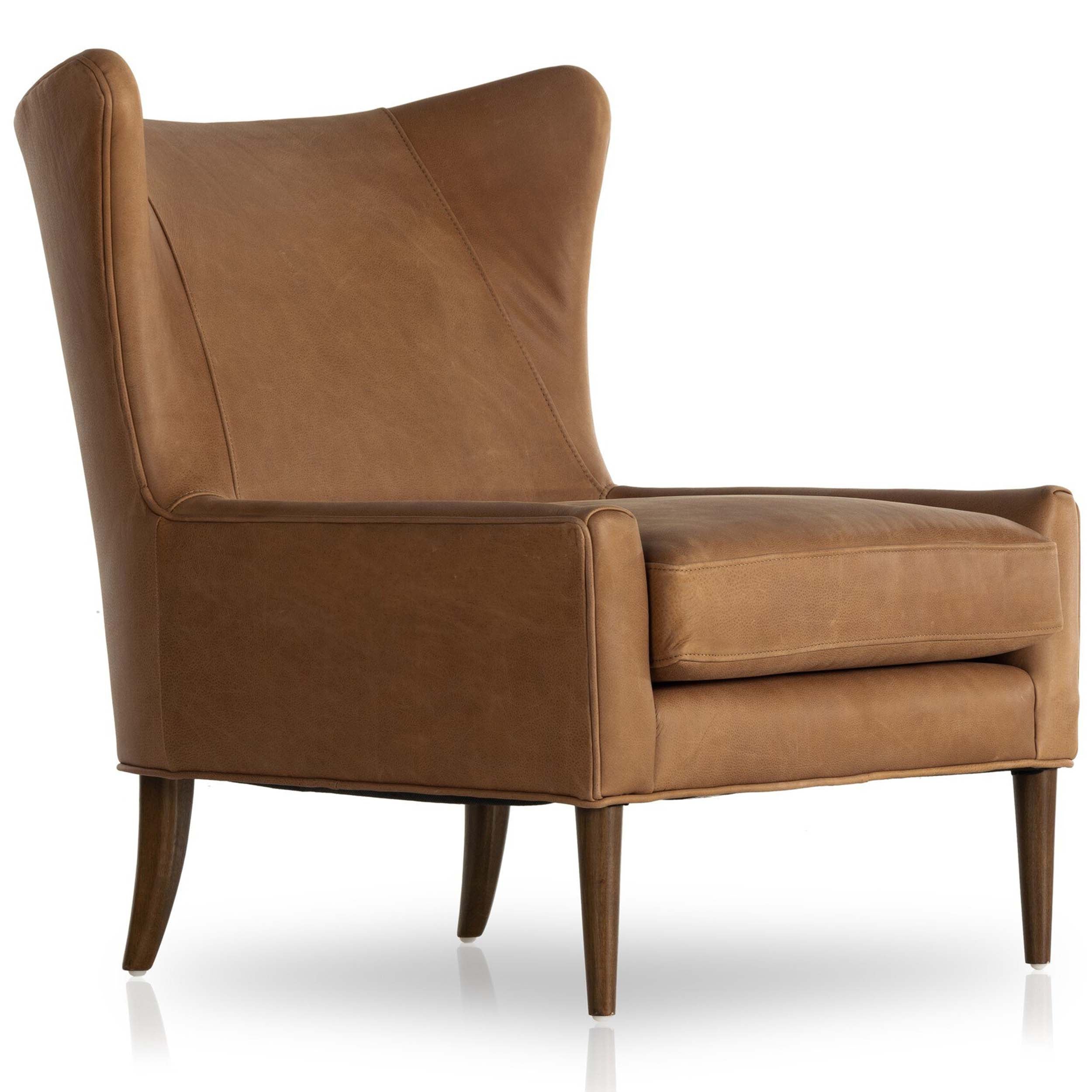Marlow Wing Chair, Palermo Cognac