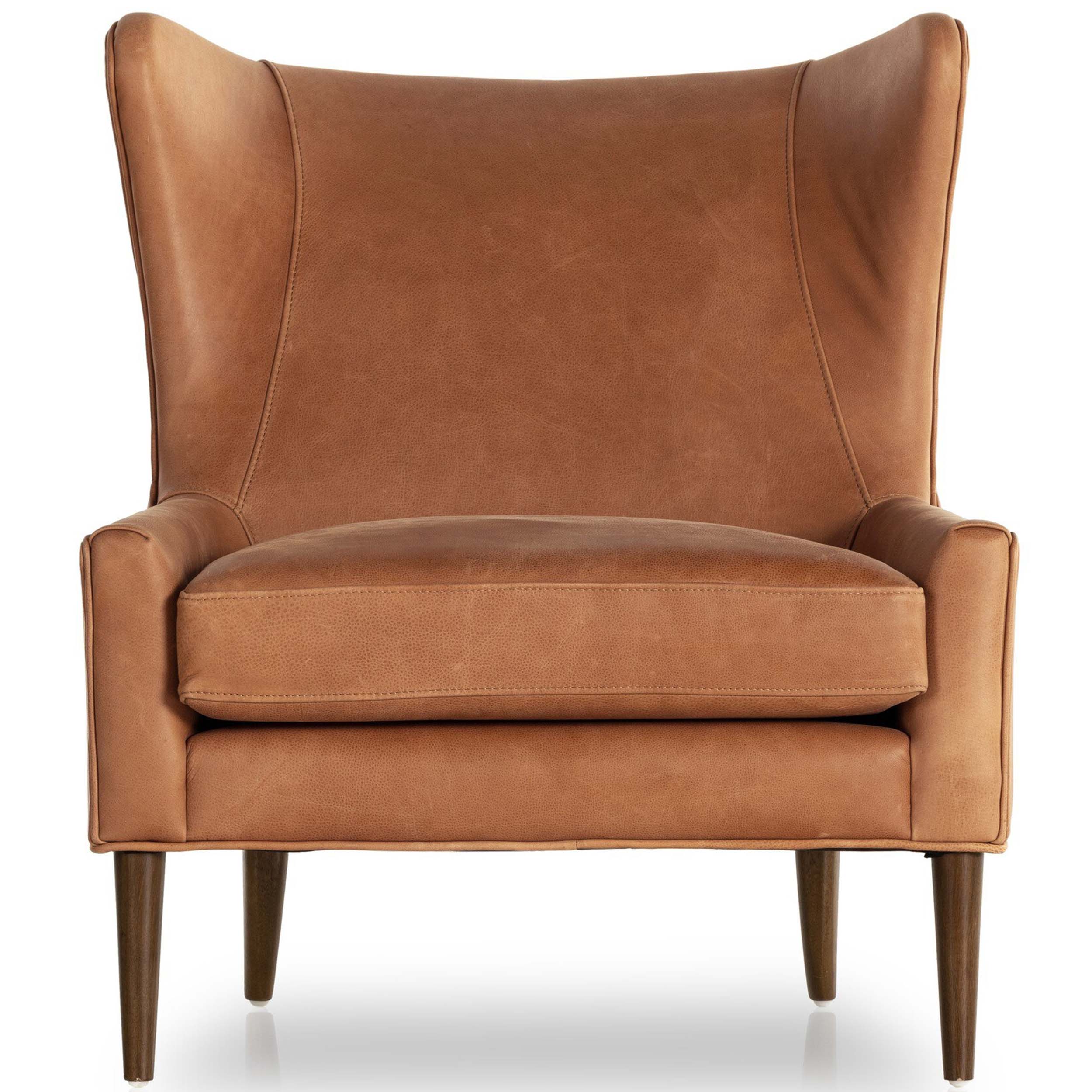 Marlow Wing Chair, Palermo Cognac