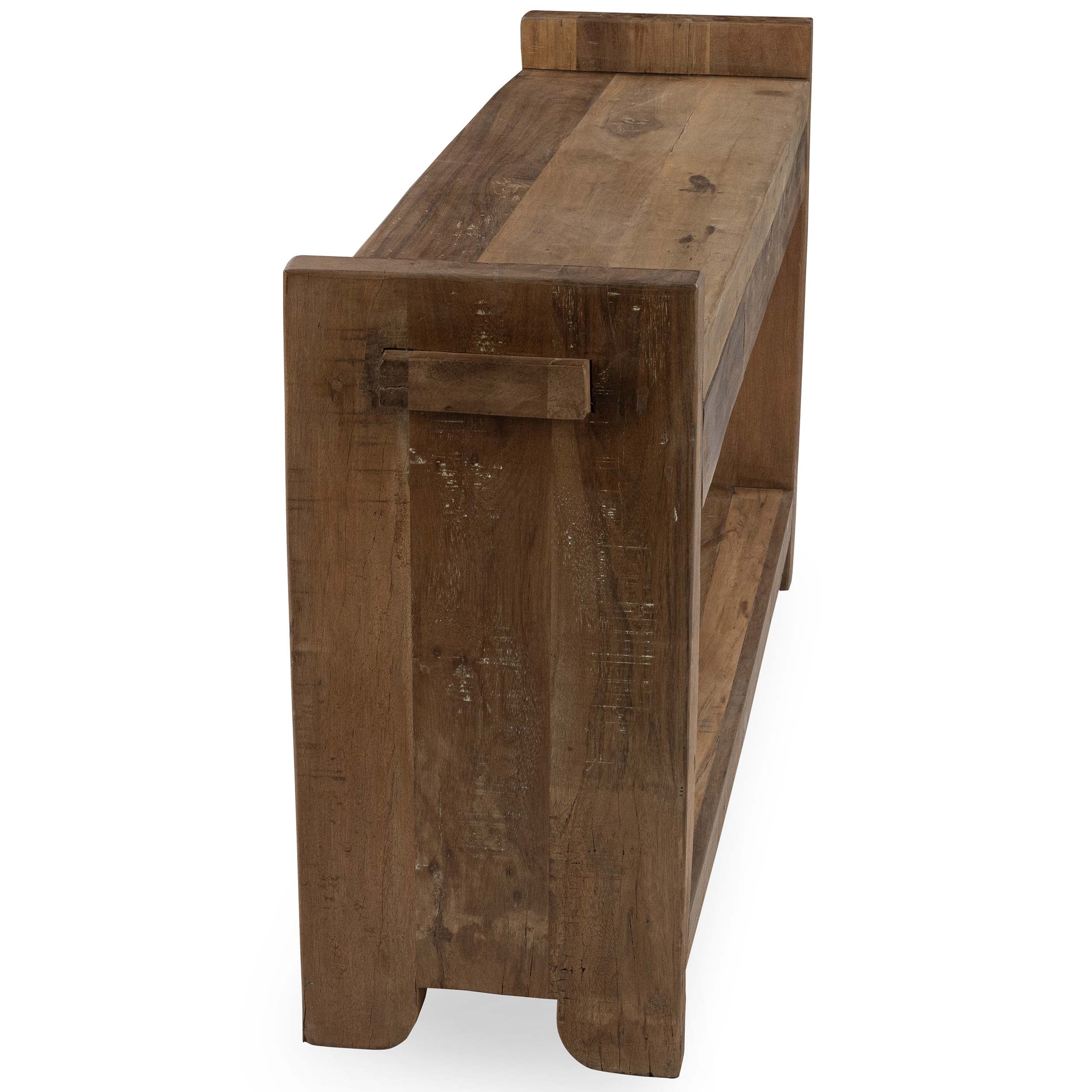 Marsa Reclaimed Wood Console, Natural
