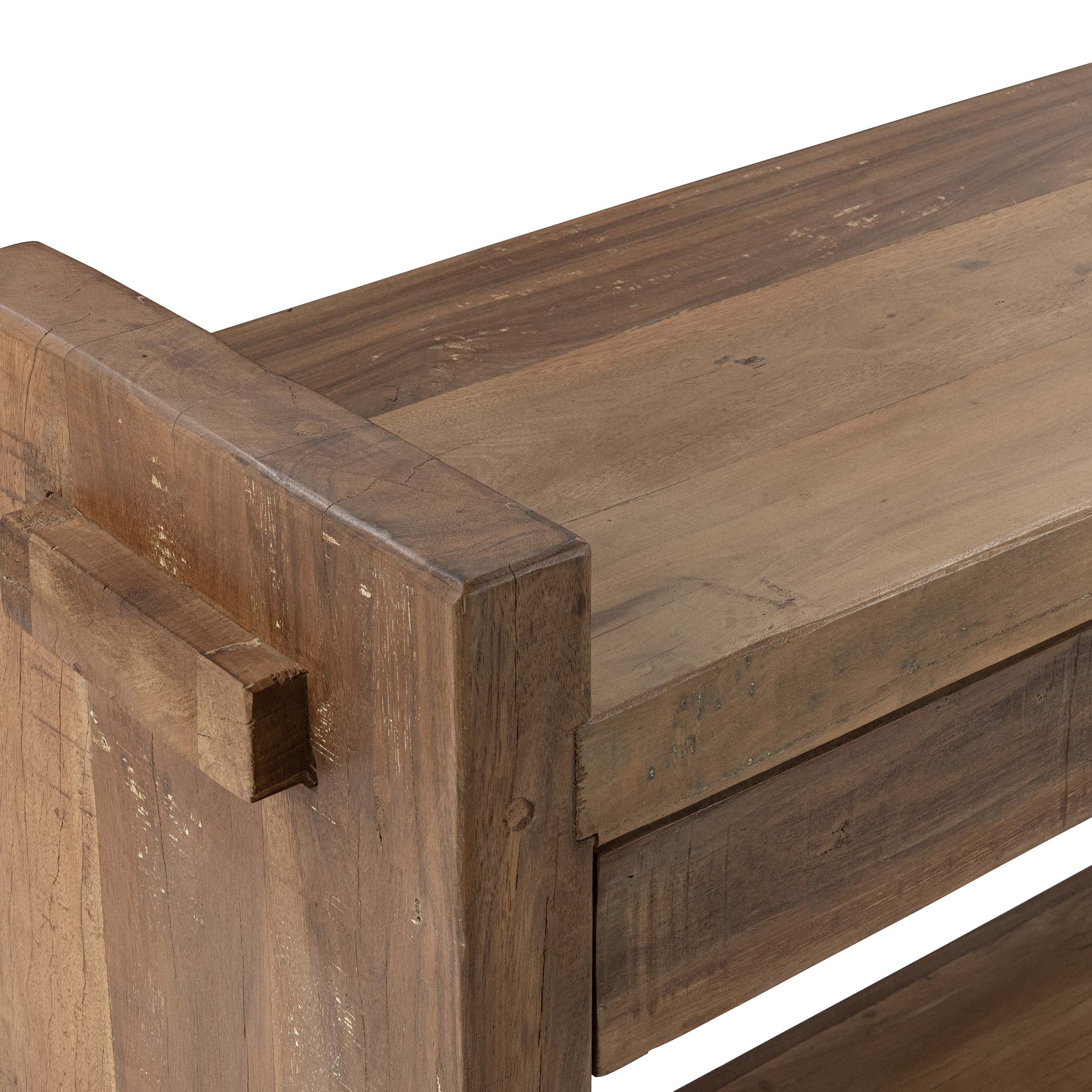 Marsa Reclaimed Wood Console, Natural