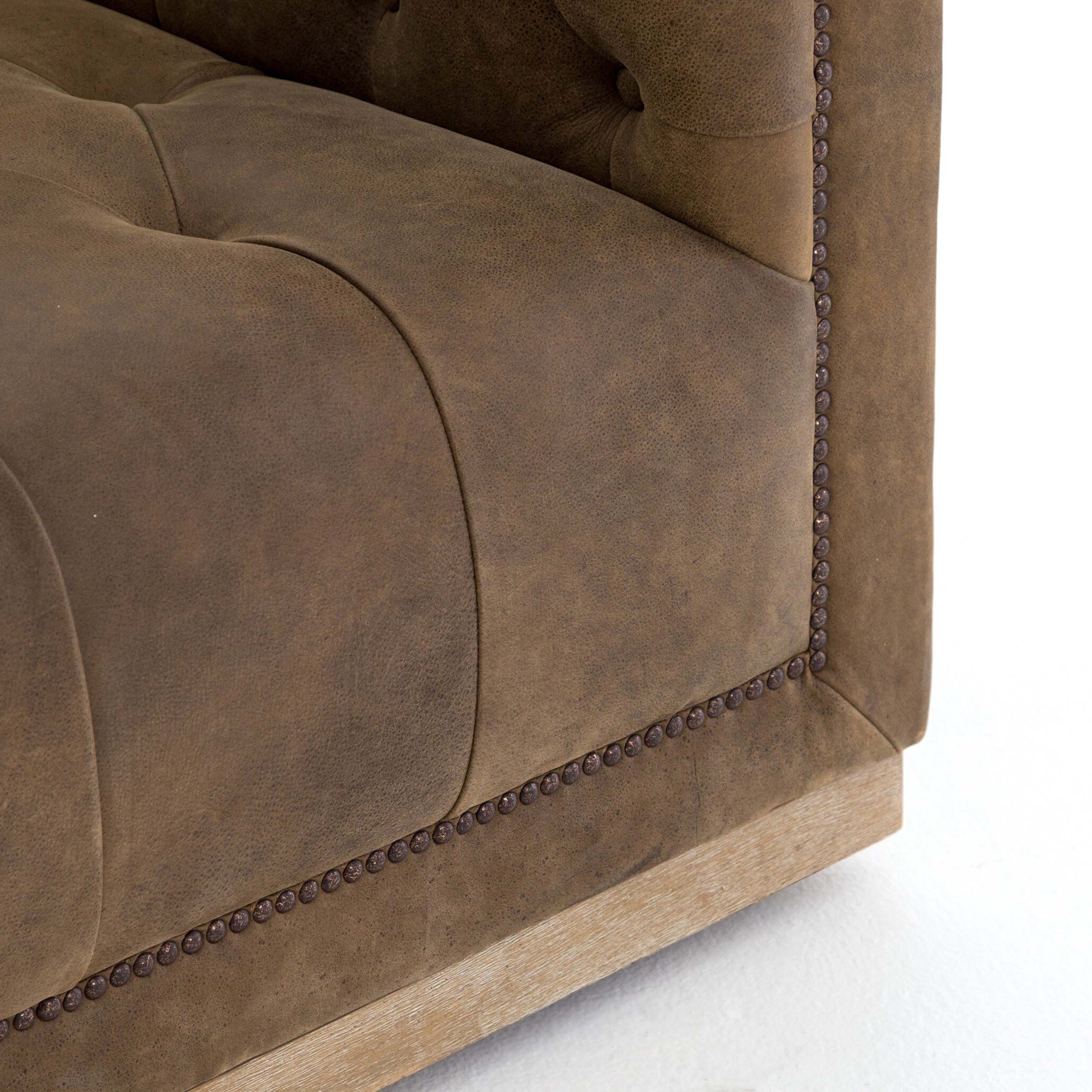Maxx Swivel Chair, Umber Grey