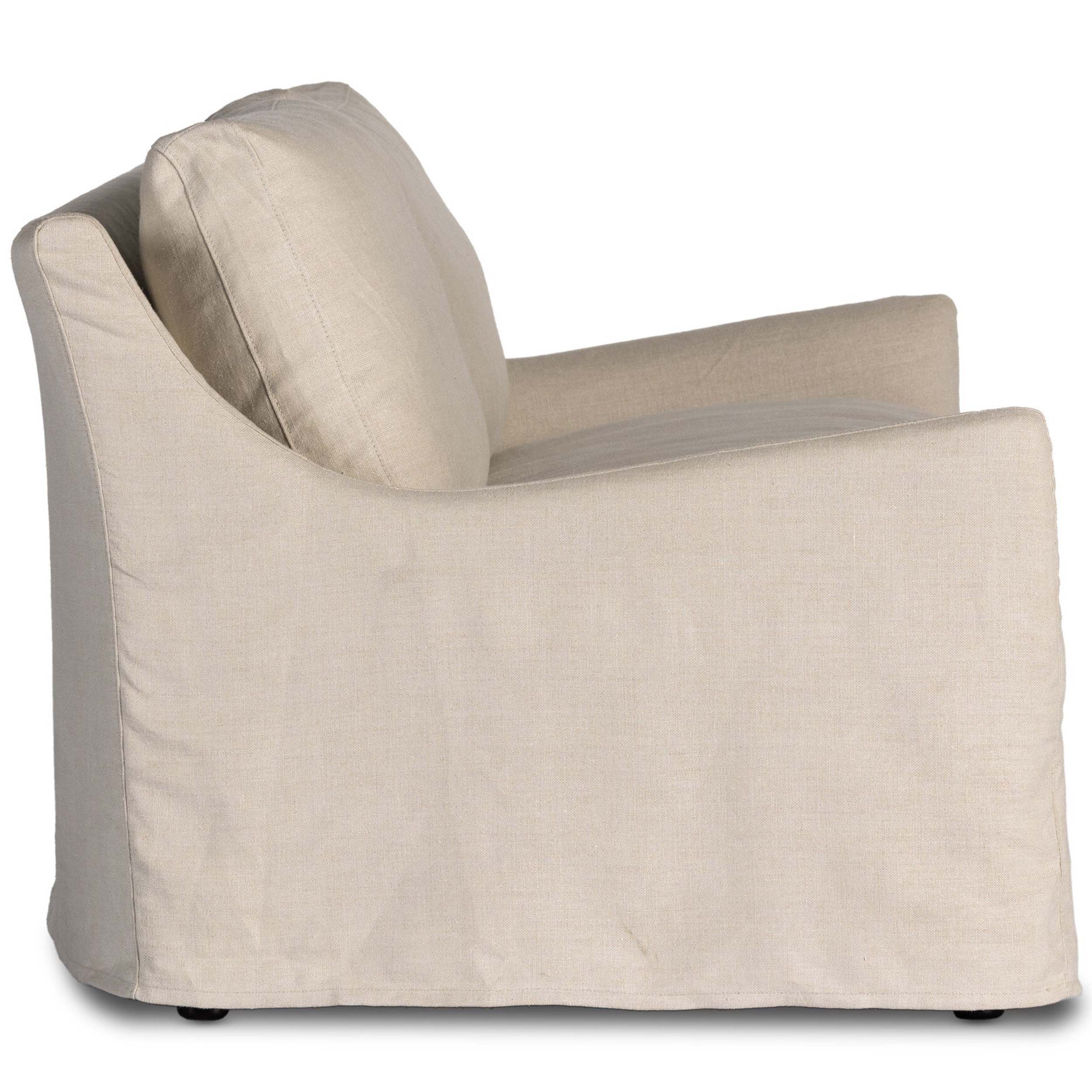 Monette Slipcover Sofa, Brussels Natural