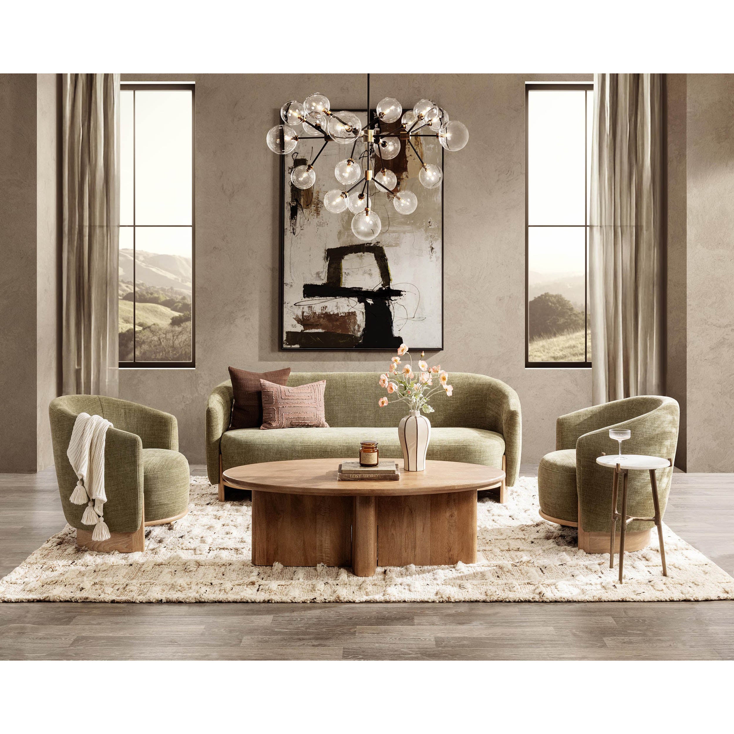 Myra Accent Chair, Sage Dust