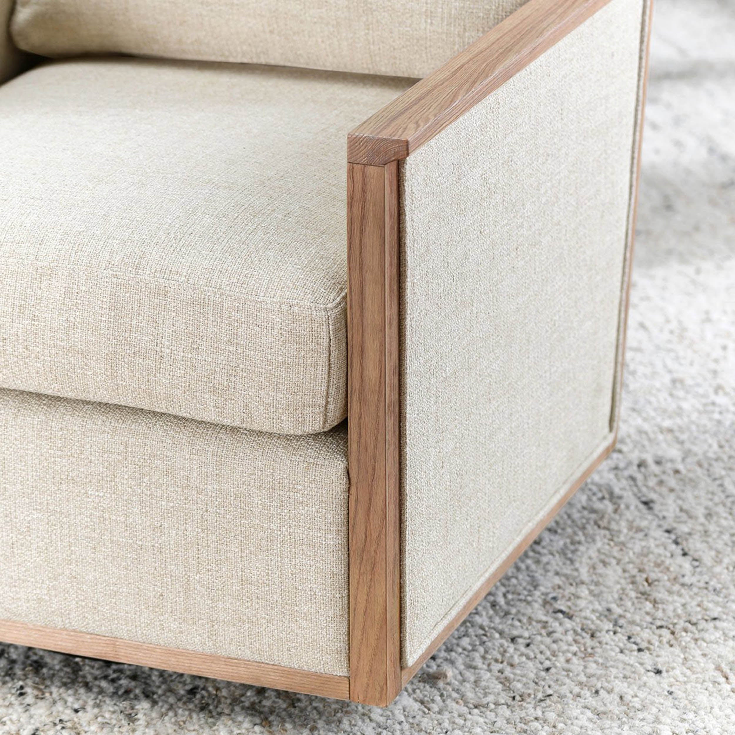 Norman Swivel Chair, Natural