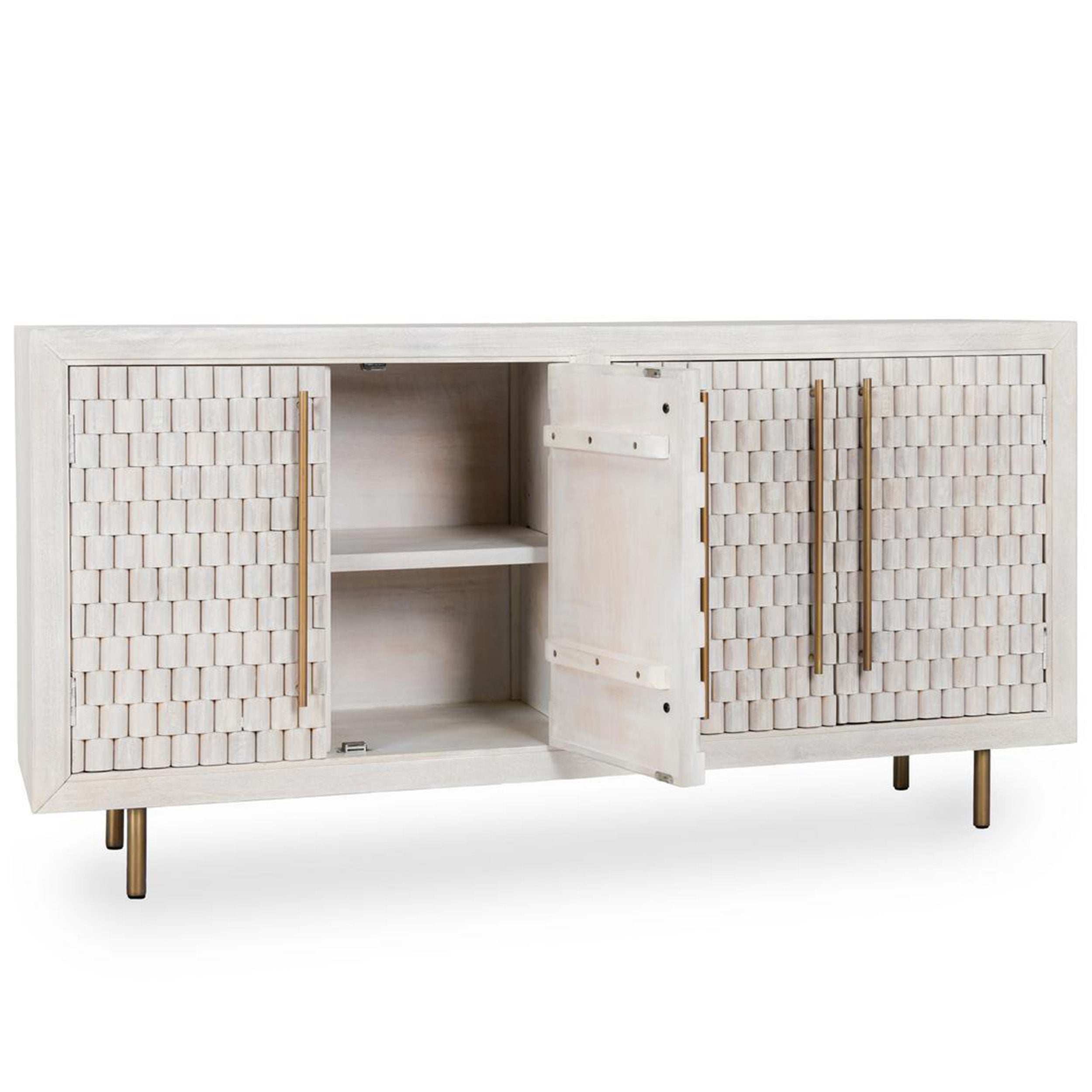 Norwood 4Dr Buffet, Coastal White