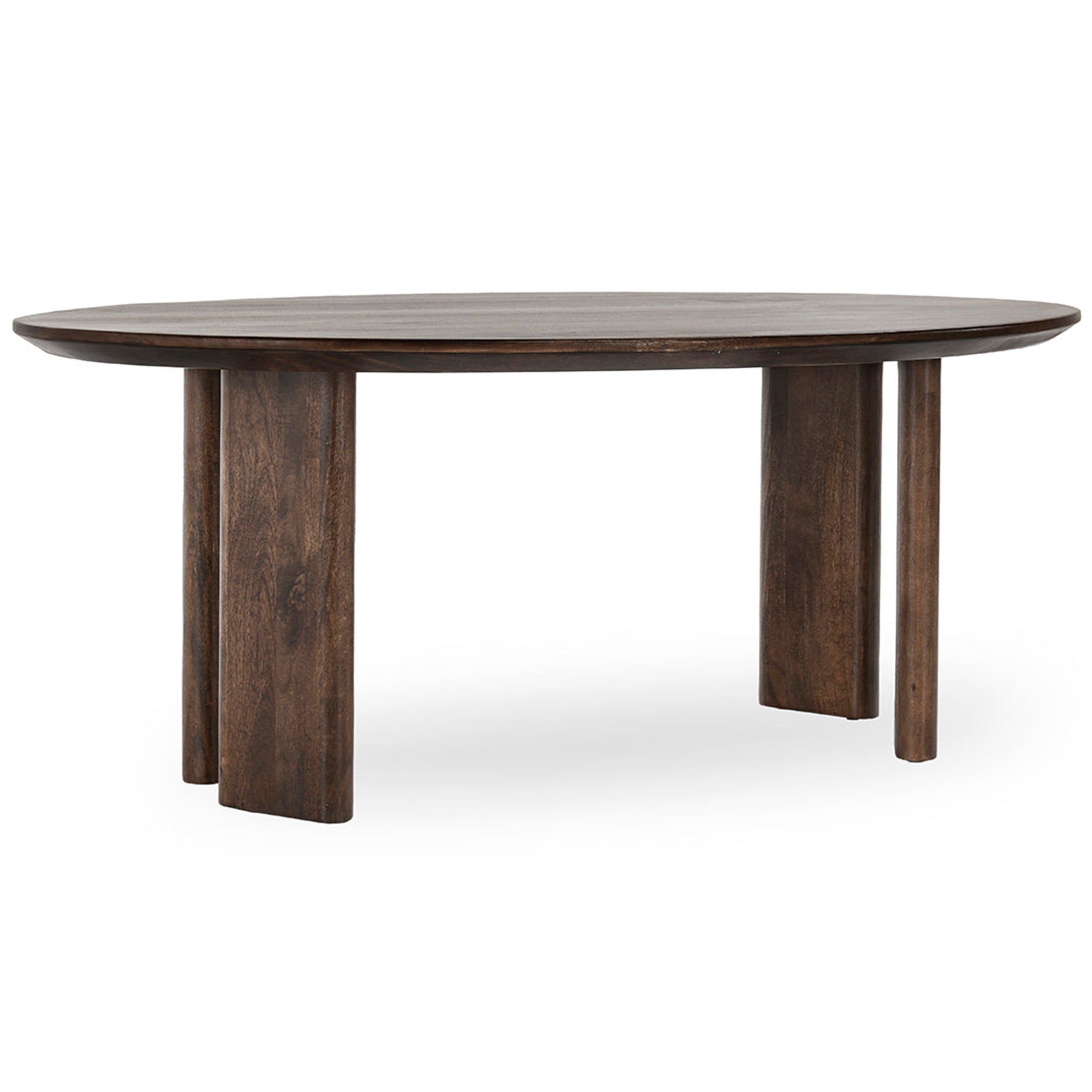 Norwood Oval Dining Table, Bark Brown