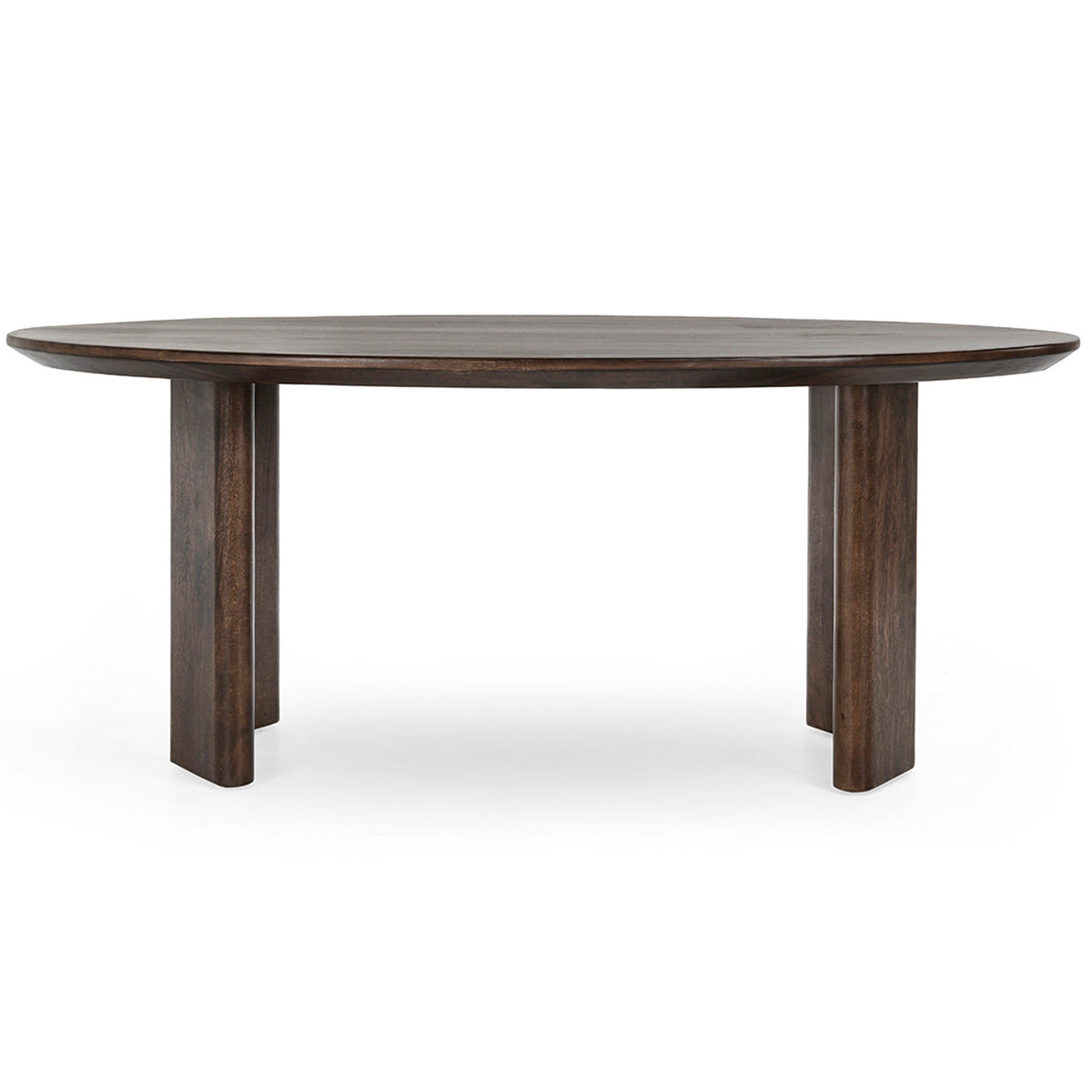 Norwood Oval Dining Table, Bark Brown