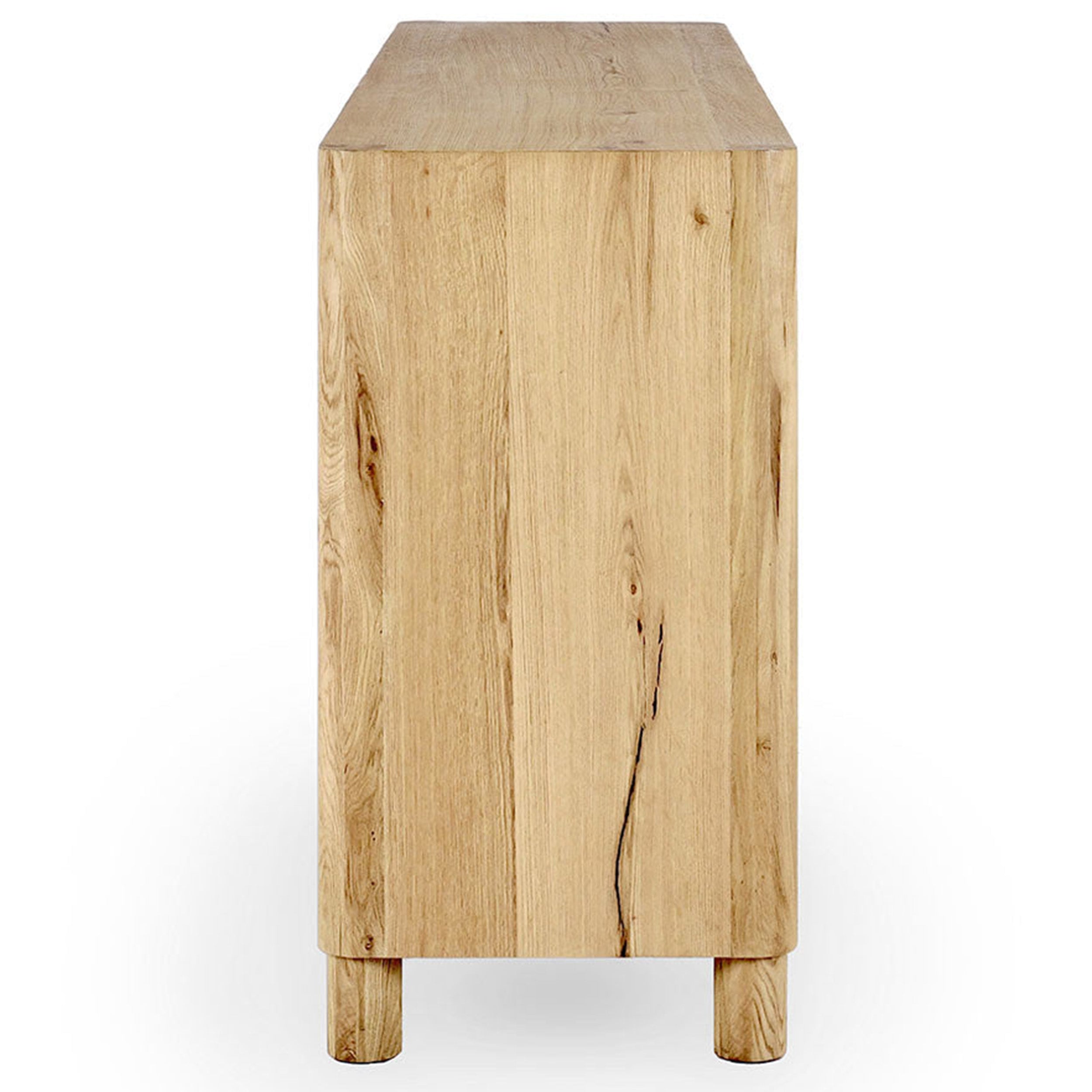 Orlando Solid Wood 4Dr Buffet, True Natural