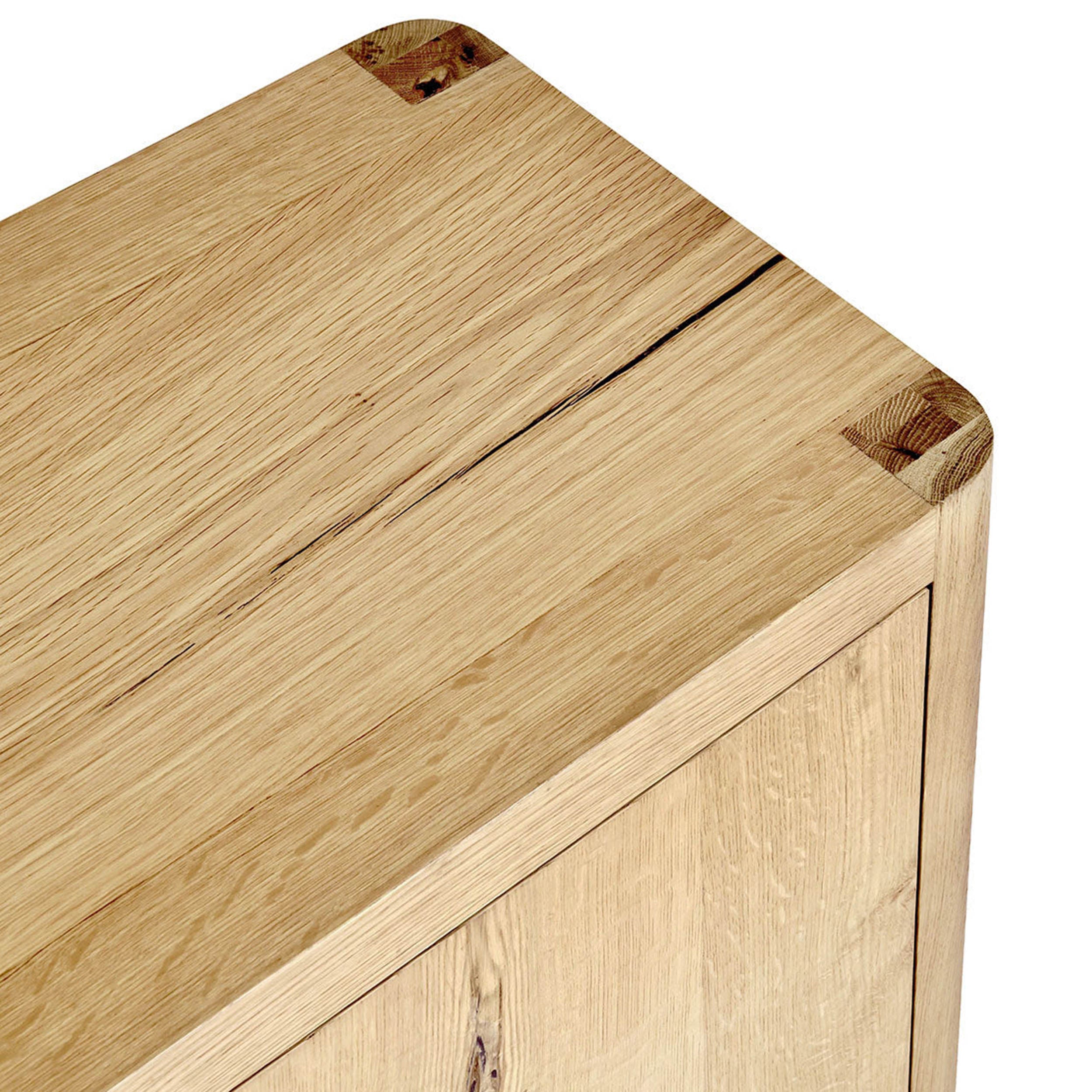 Orlando Solid Wood 4Dr Buffet, True Natural