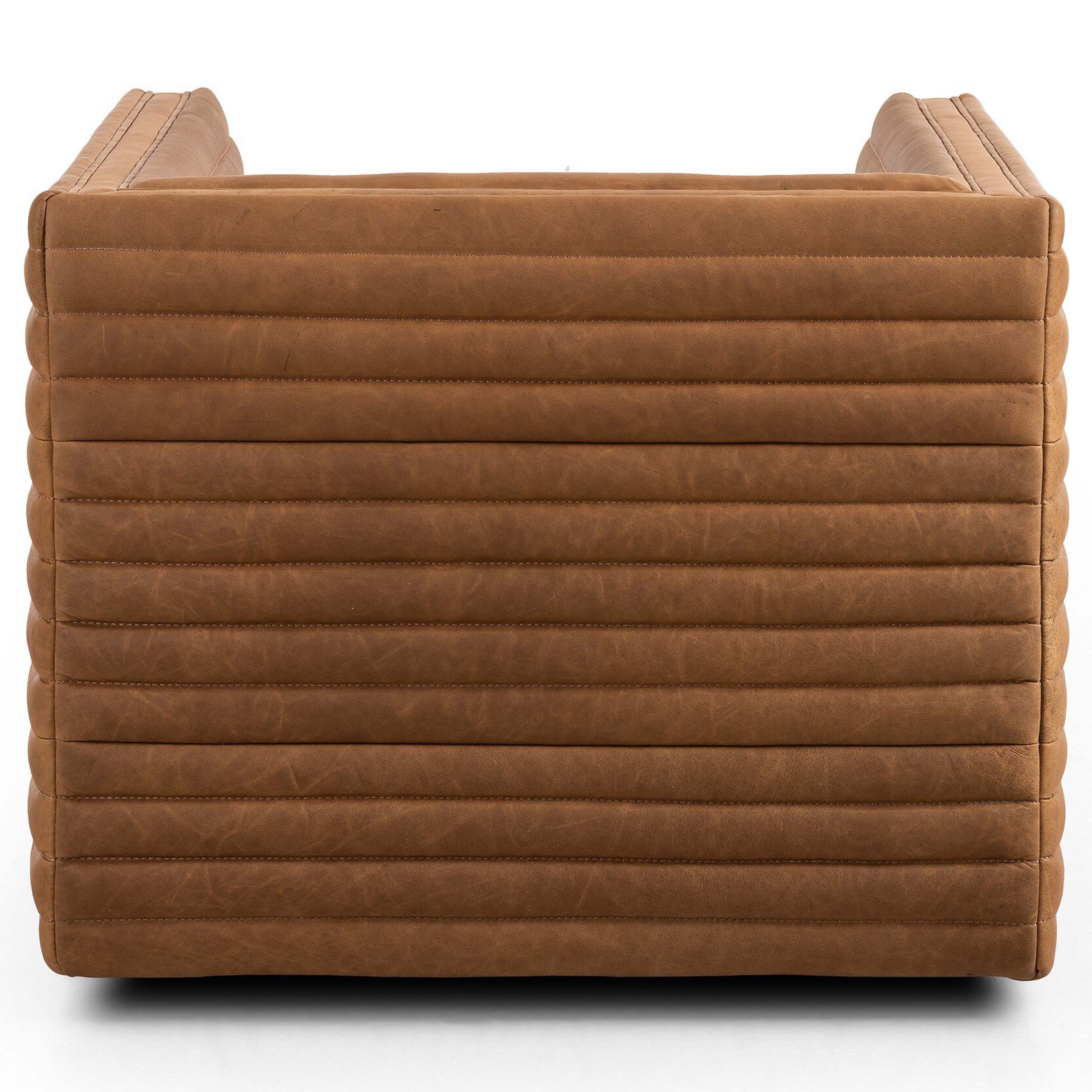 Padma Swivel Chair, Eucapel Cognac