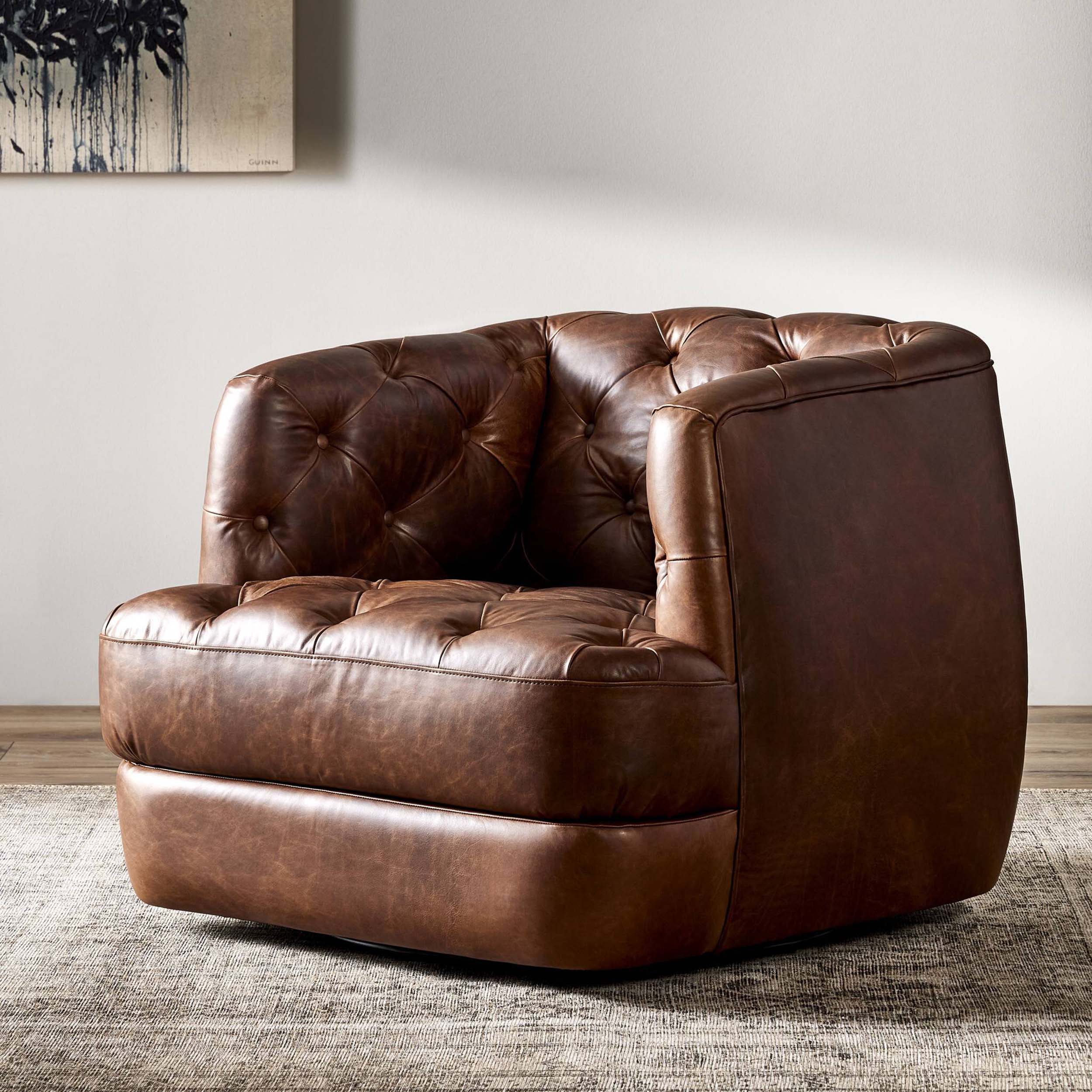 Paul Swivel Chair, Raleigh Cigar