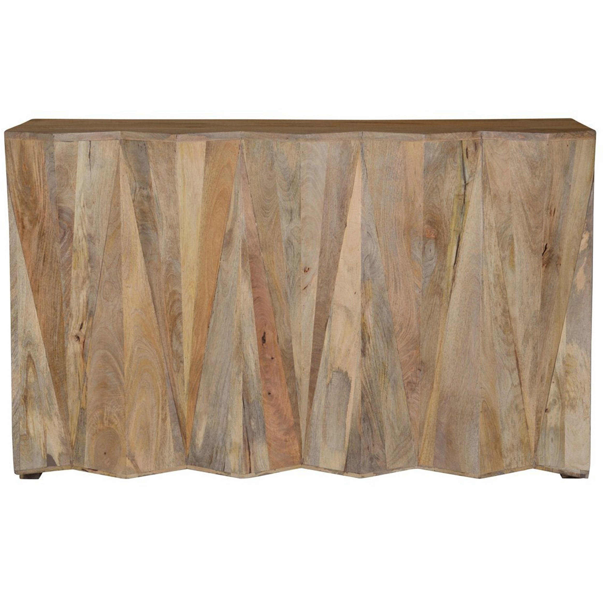 Prism Solid Bar Cabinet, Natural