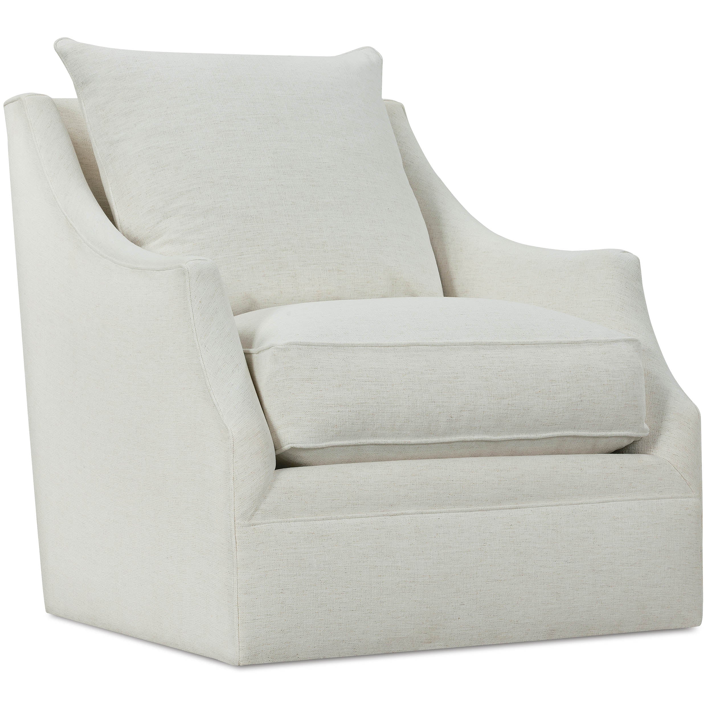 Quick Ship Kara Swivel Glider Chair, Nomad Snow