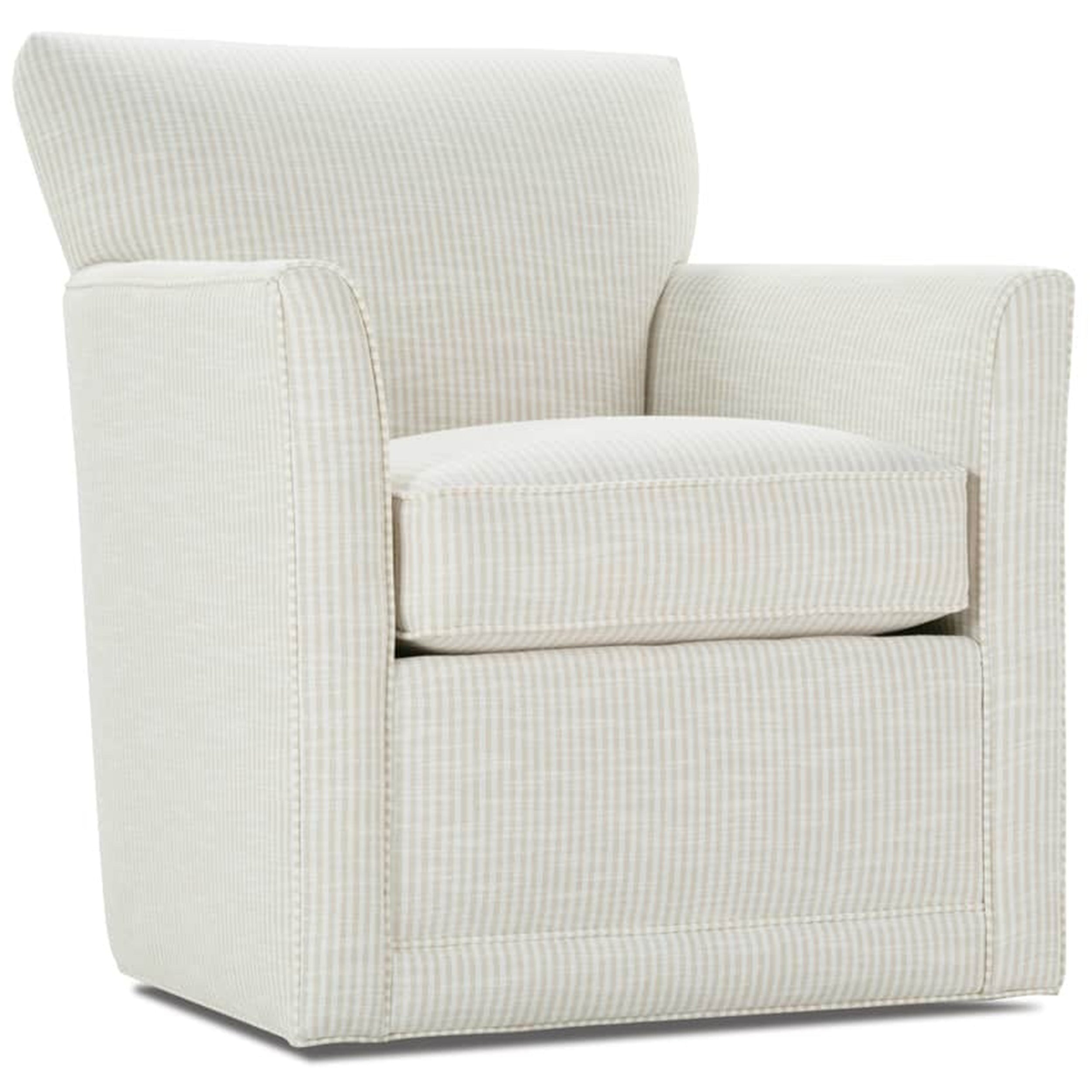 Quick Ship Times Square Swivel Chair, Beige