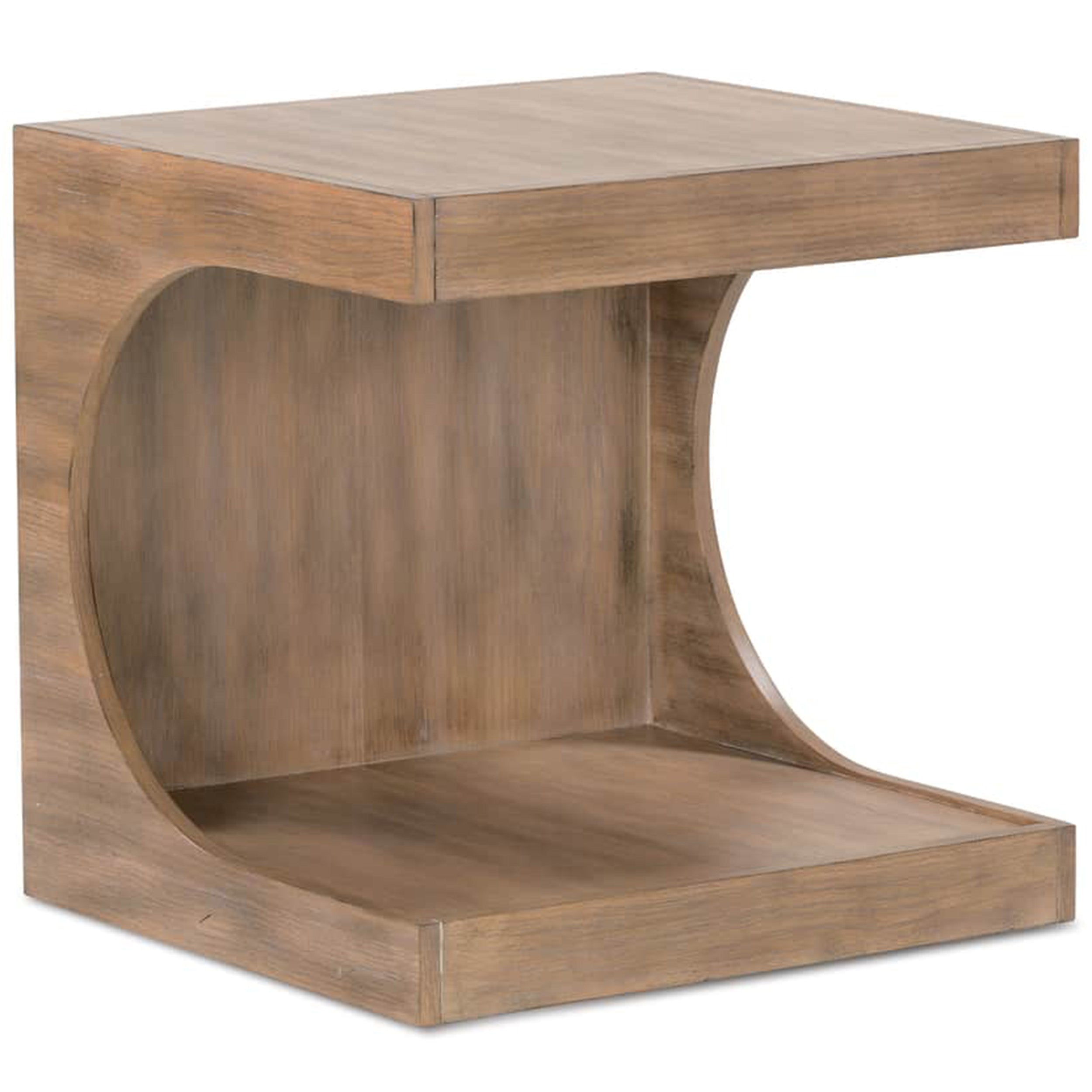 Dune Rectangle End Table, Driftwood