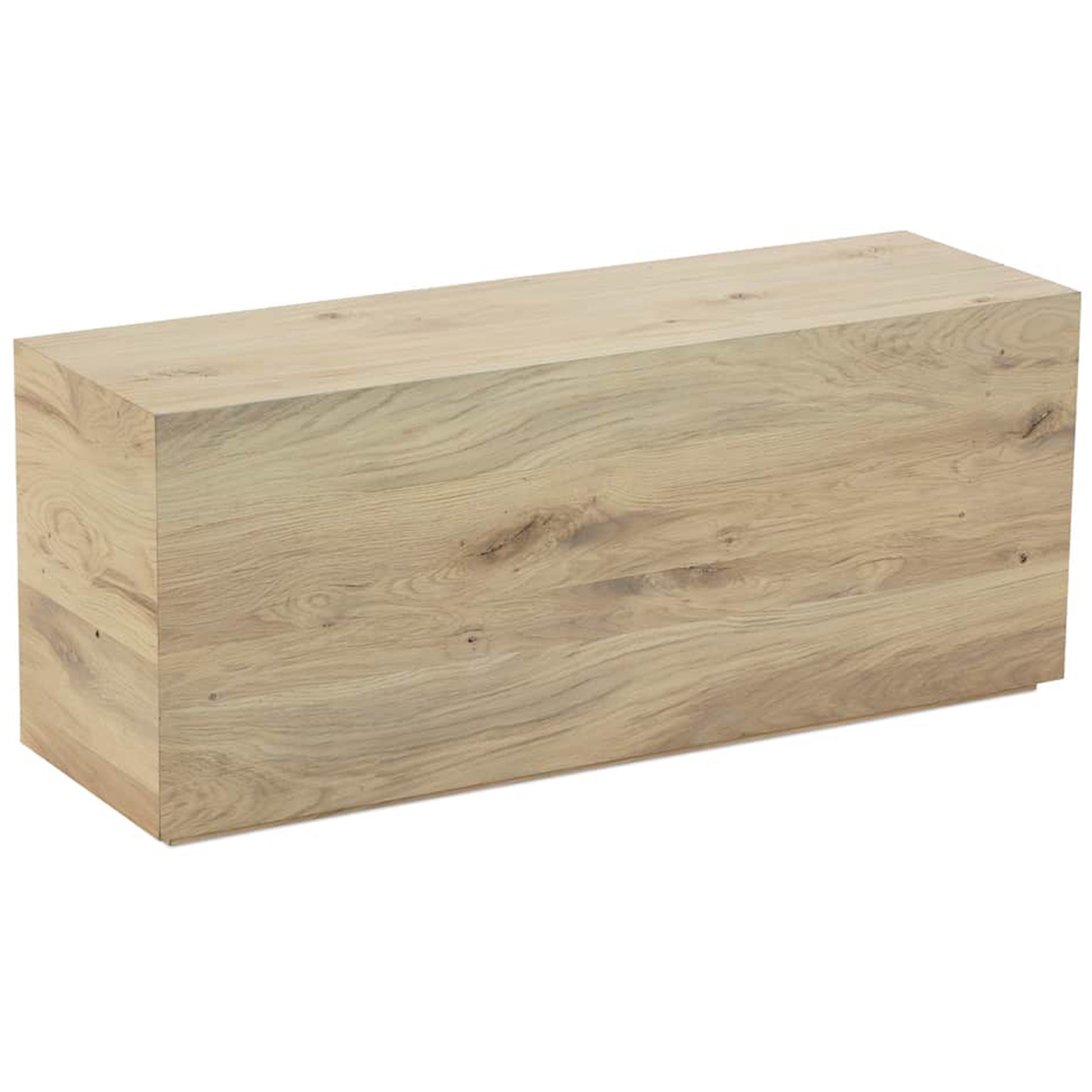 Indira Rectangle End Table, Vintage Oak