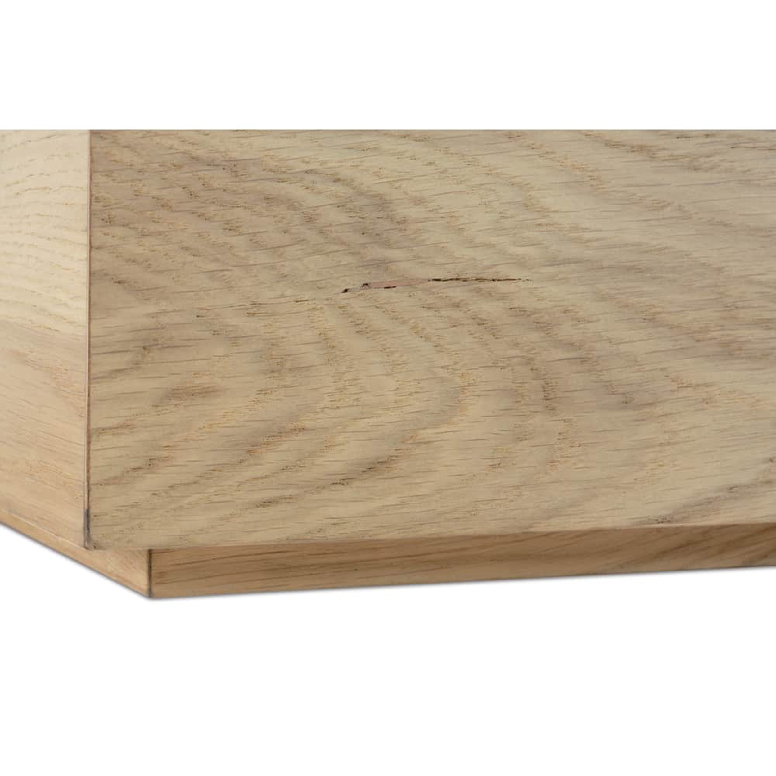 Indira Rectangle End Table, Vintage Oak