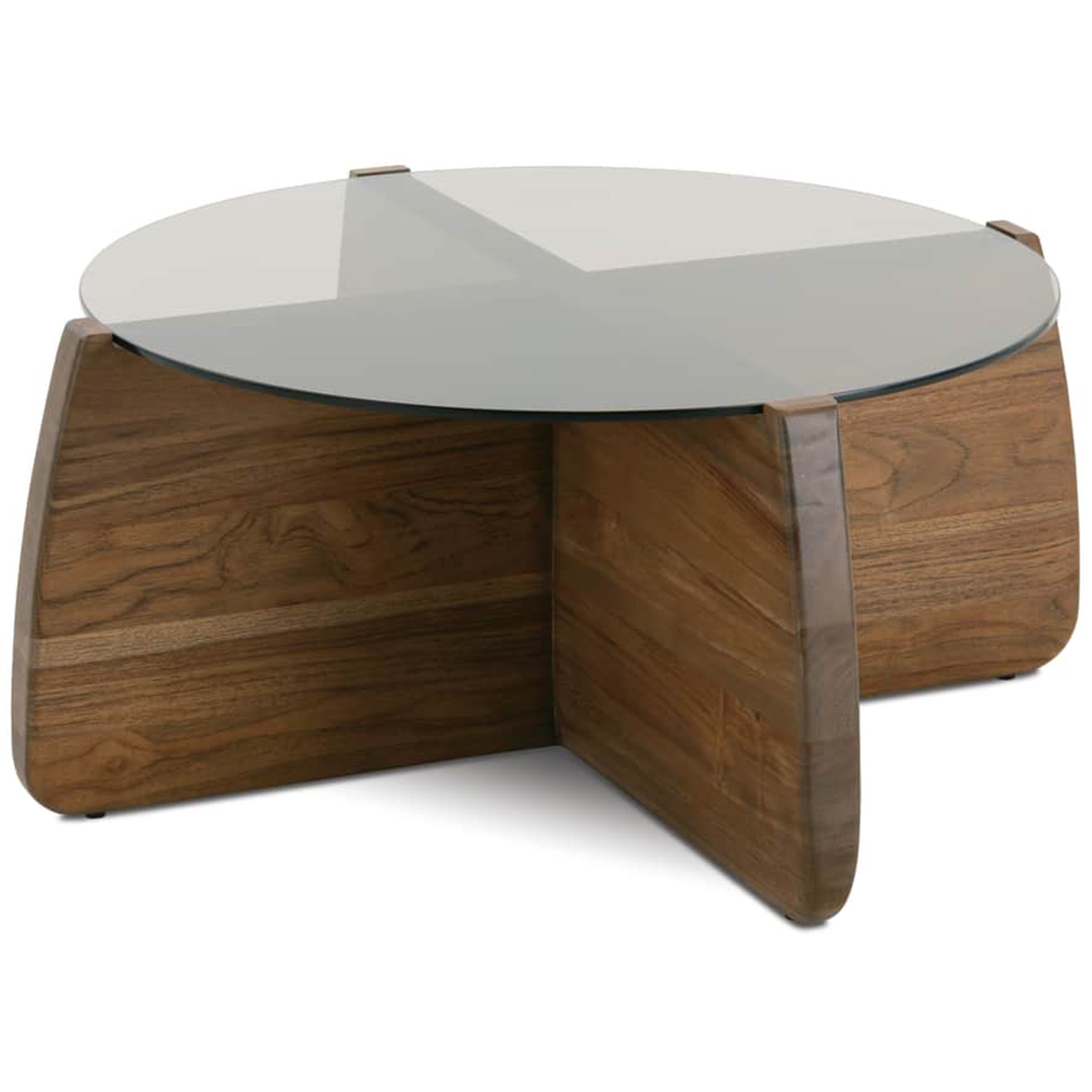 Nova Round Glass Cocktail Table, Caraway