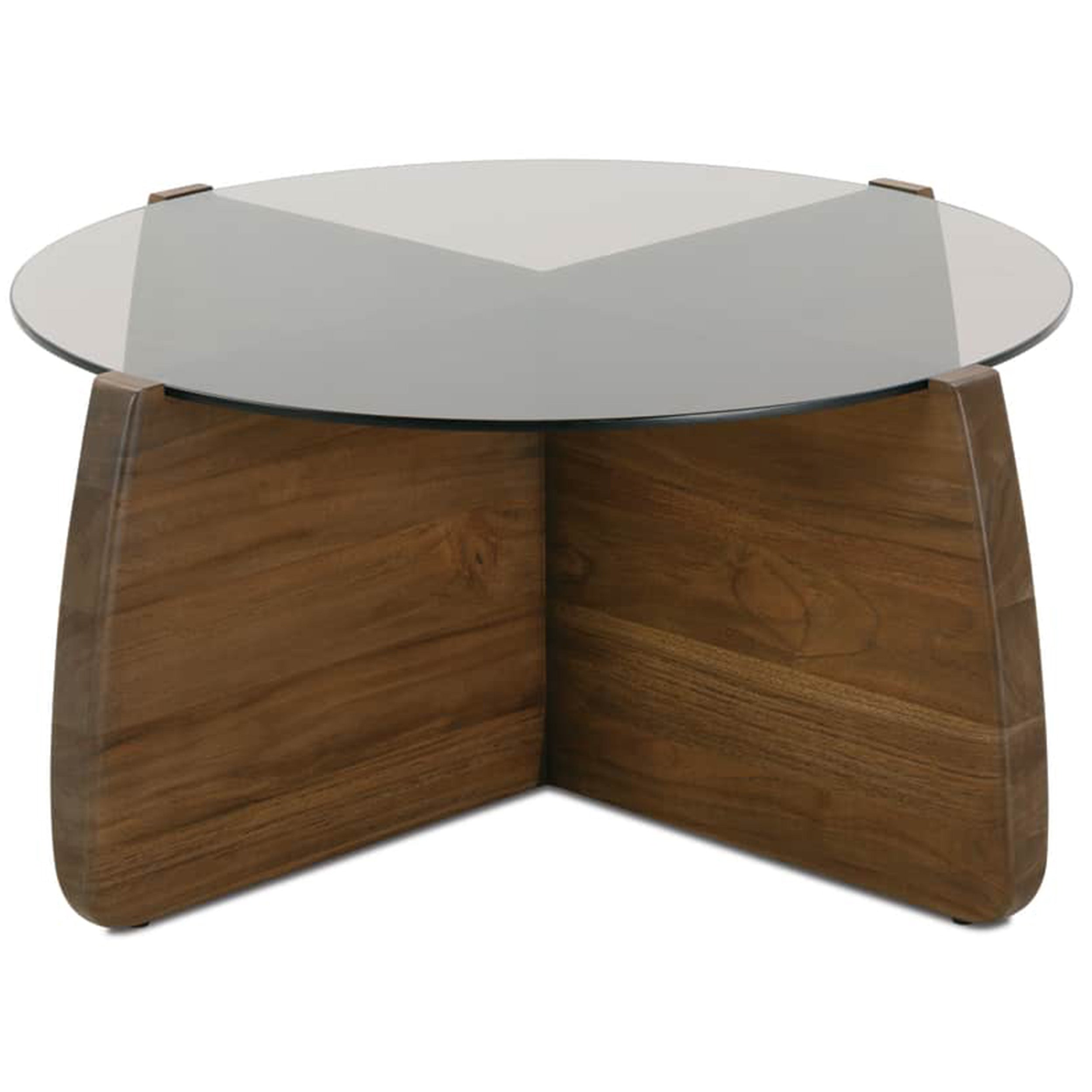 Nova Round Glass Cocktail Table, Caraway