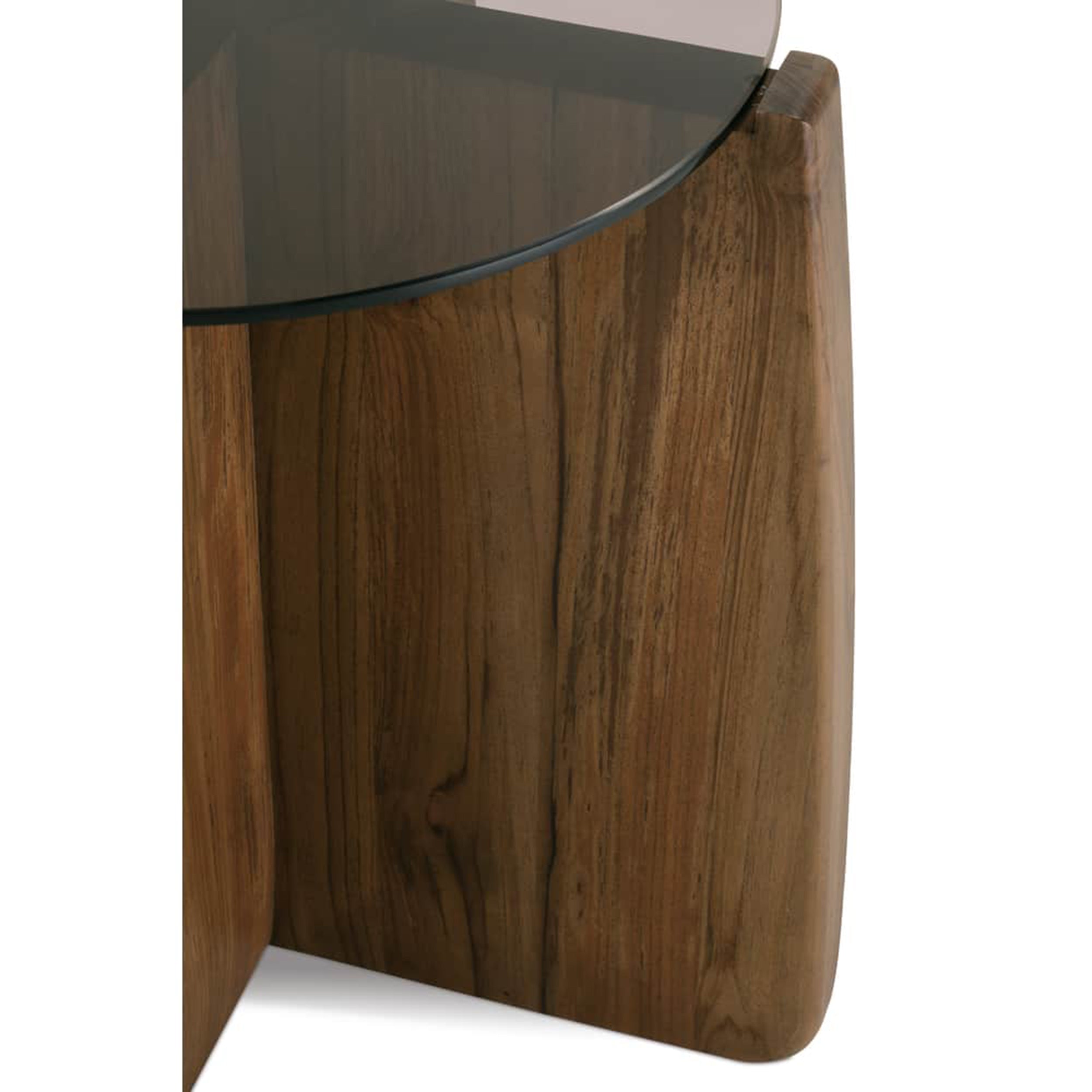 Nova Round End Table, Caraway