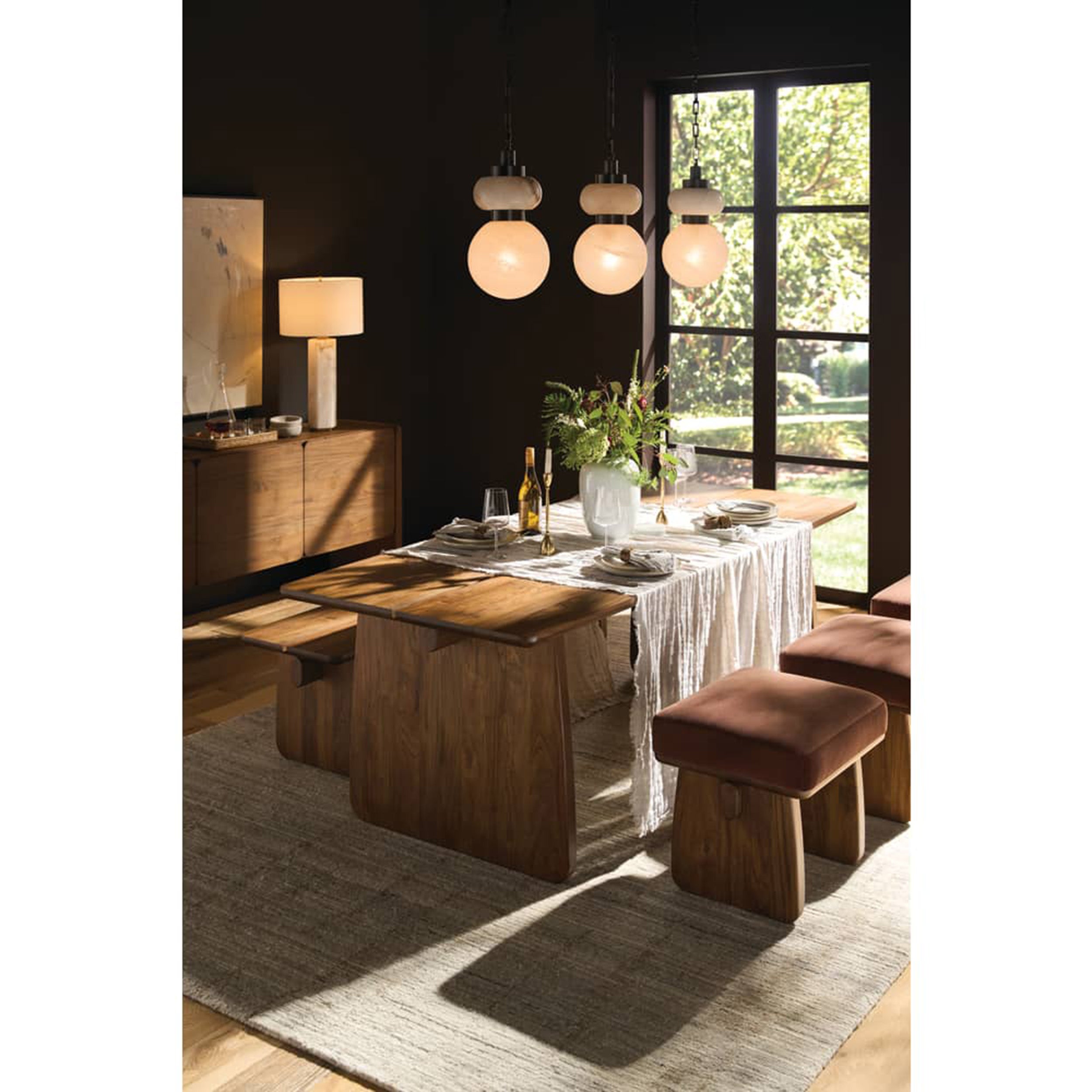 Nova Rectangle Dining Table, Caraway