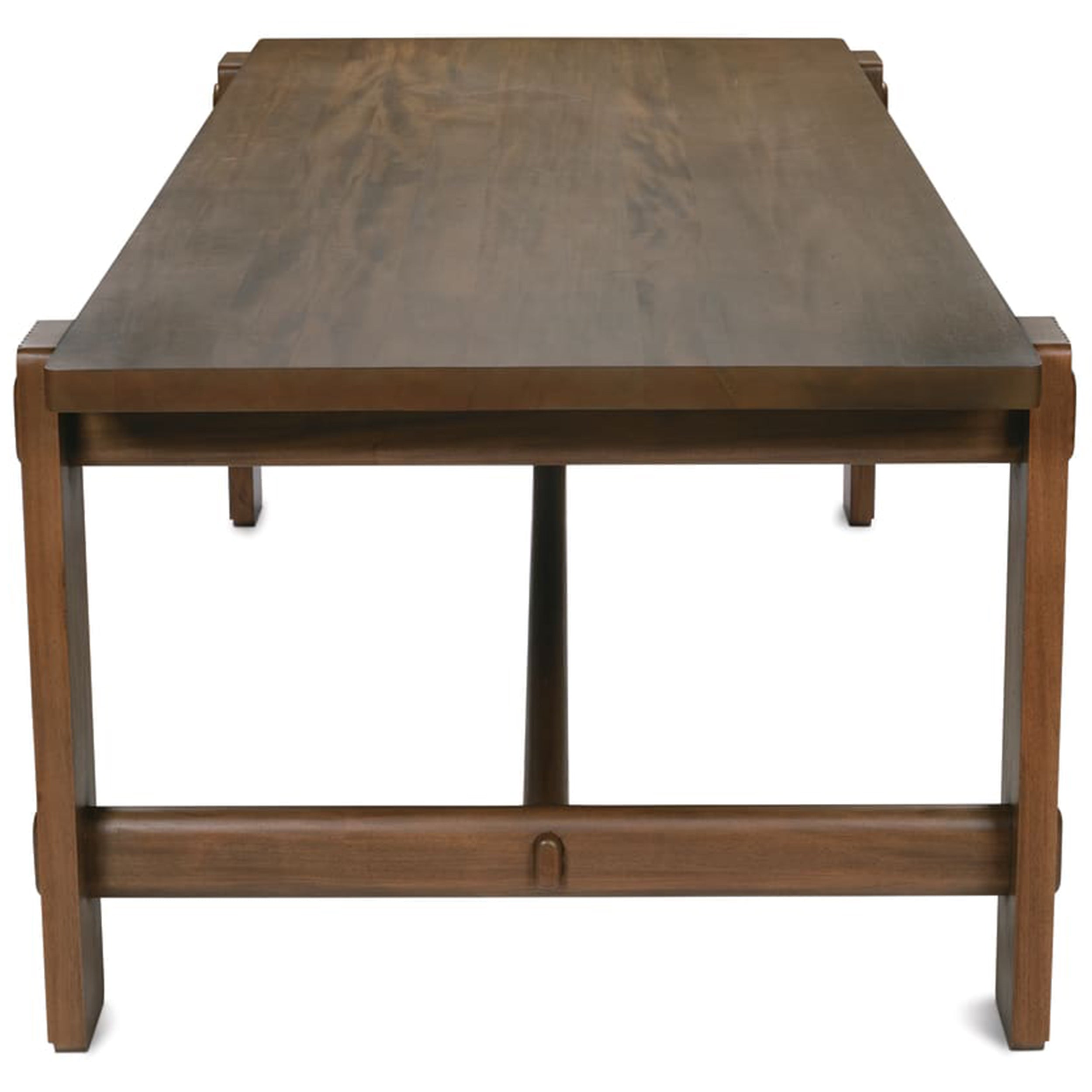 Kindred Rectangle Dining Table - Mahogany Top, Sesame