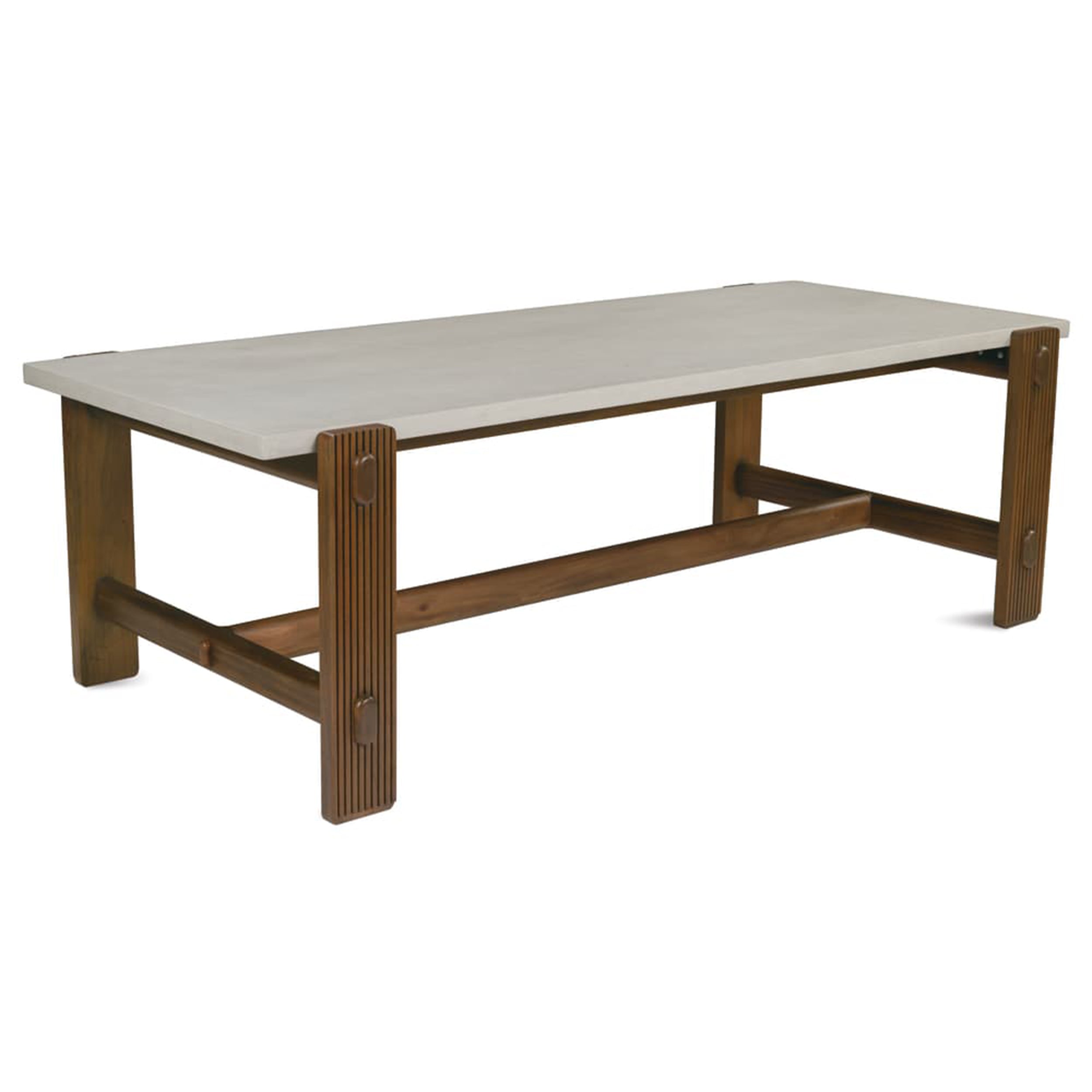 Kindred Rectangle Dining Table - Mineral Top, Sesame
