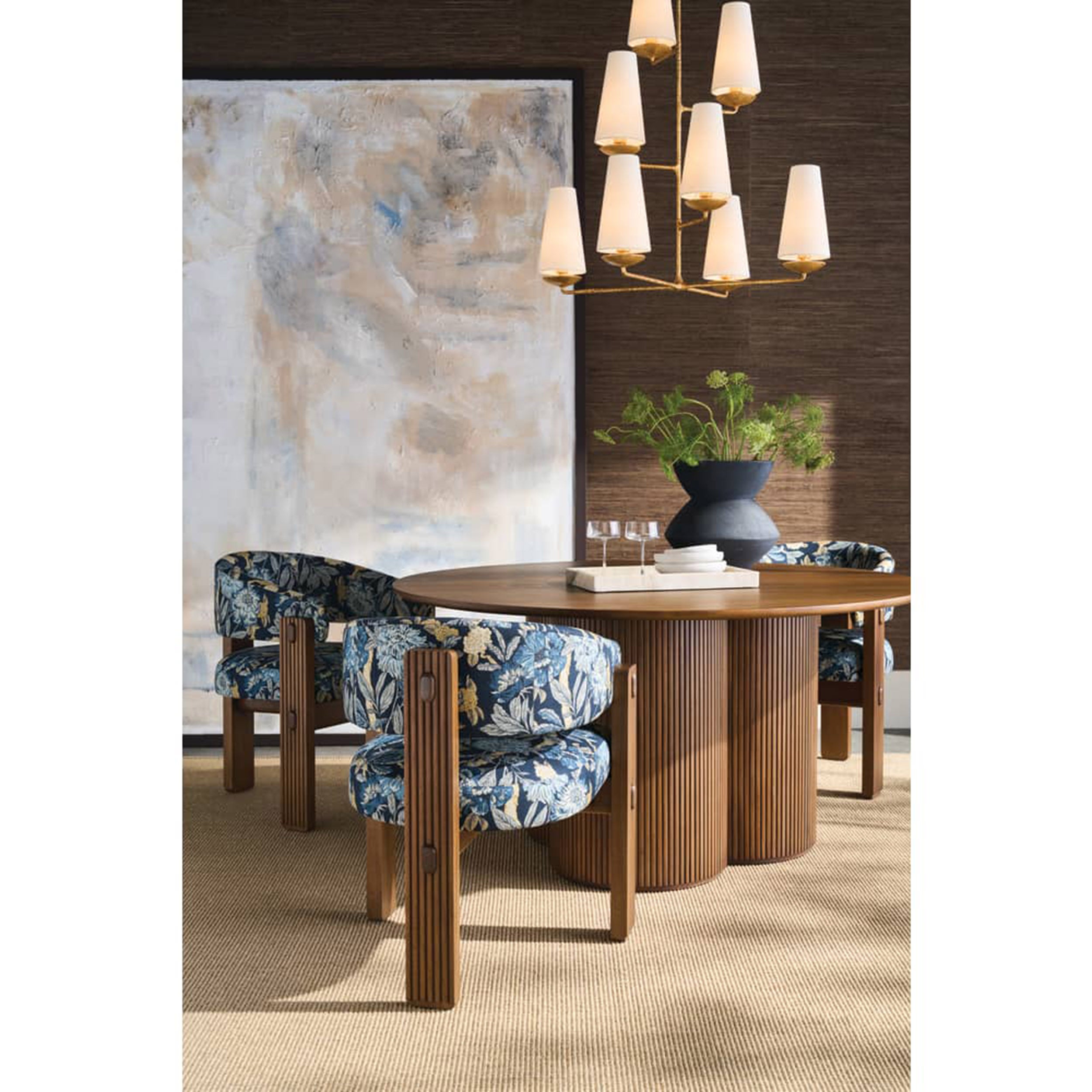 Kindred Round Dining Table, Sesame
