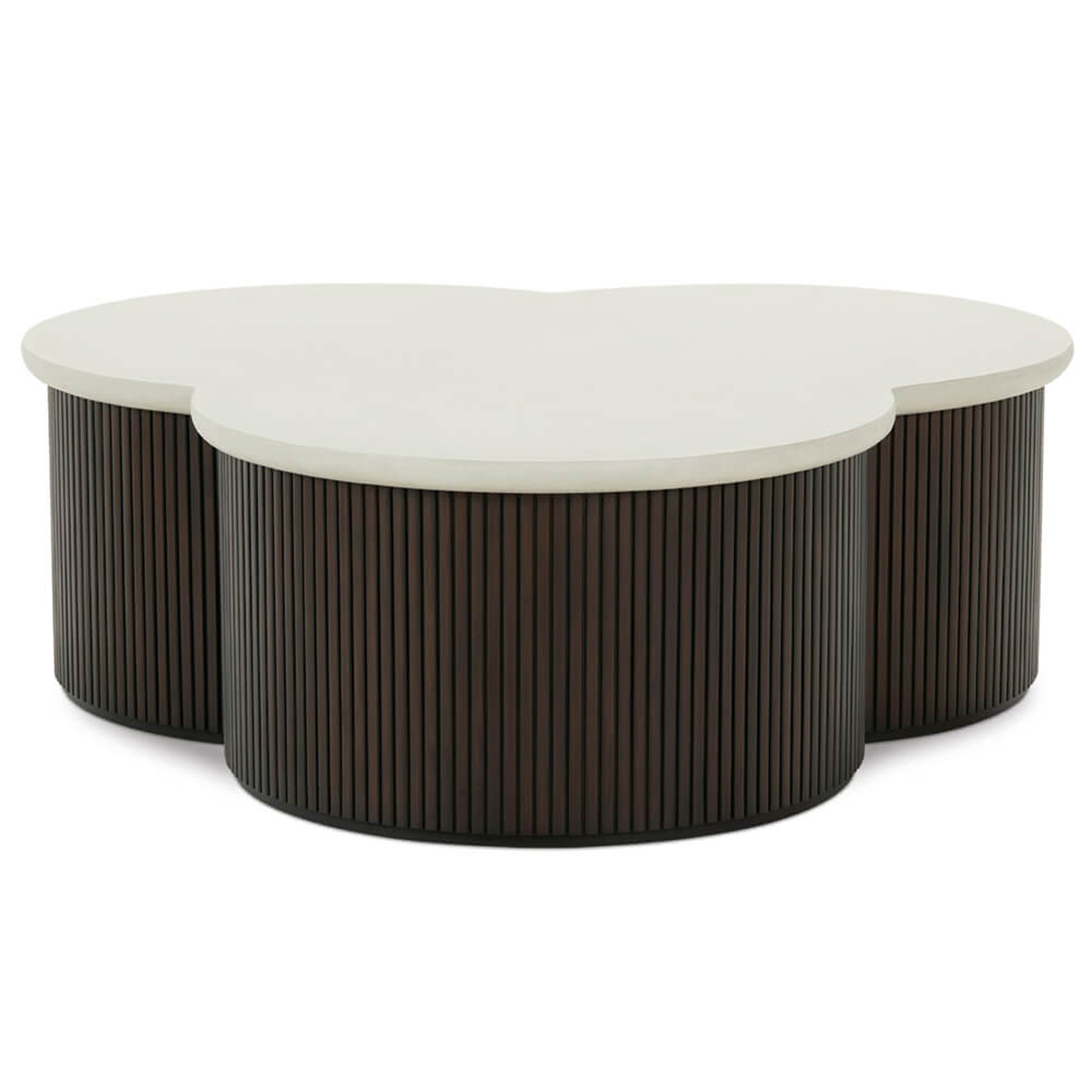 Kindred Fossil Cocktail Table, Godiva