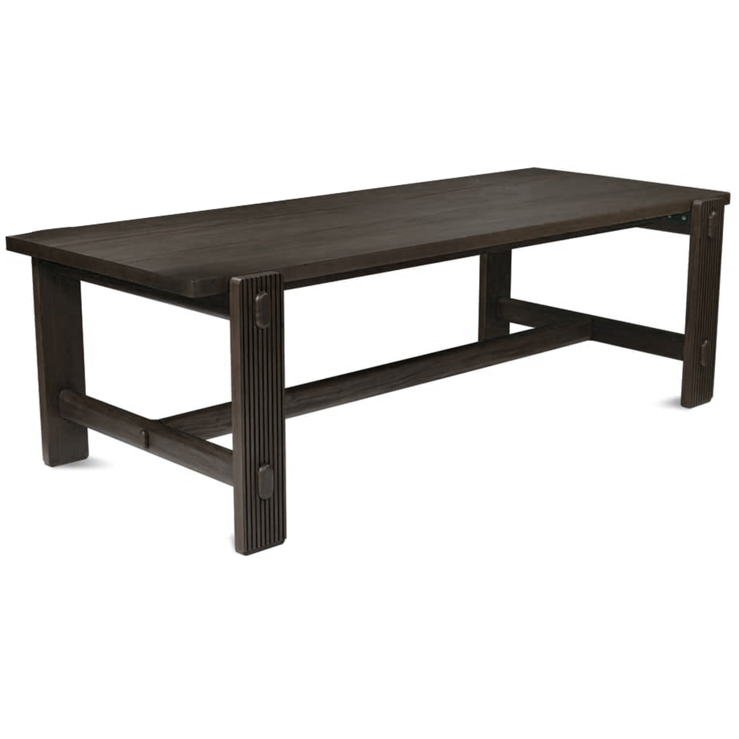 Kindred Rectangle Dining Table - Mahogany Top, Godiva