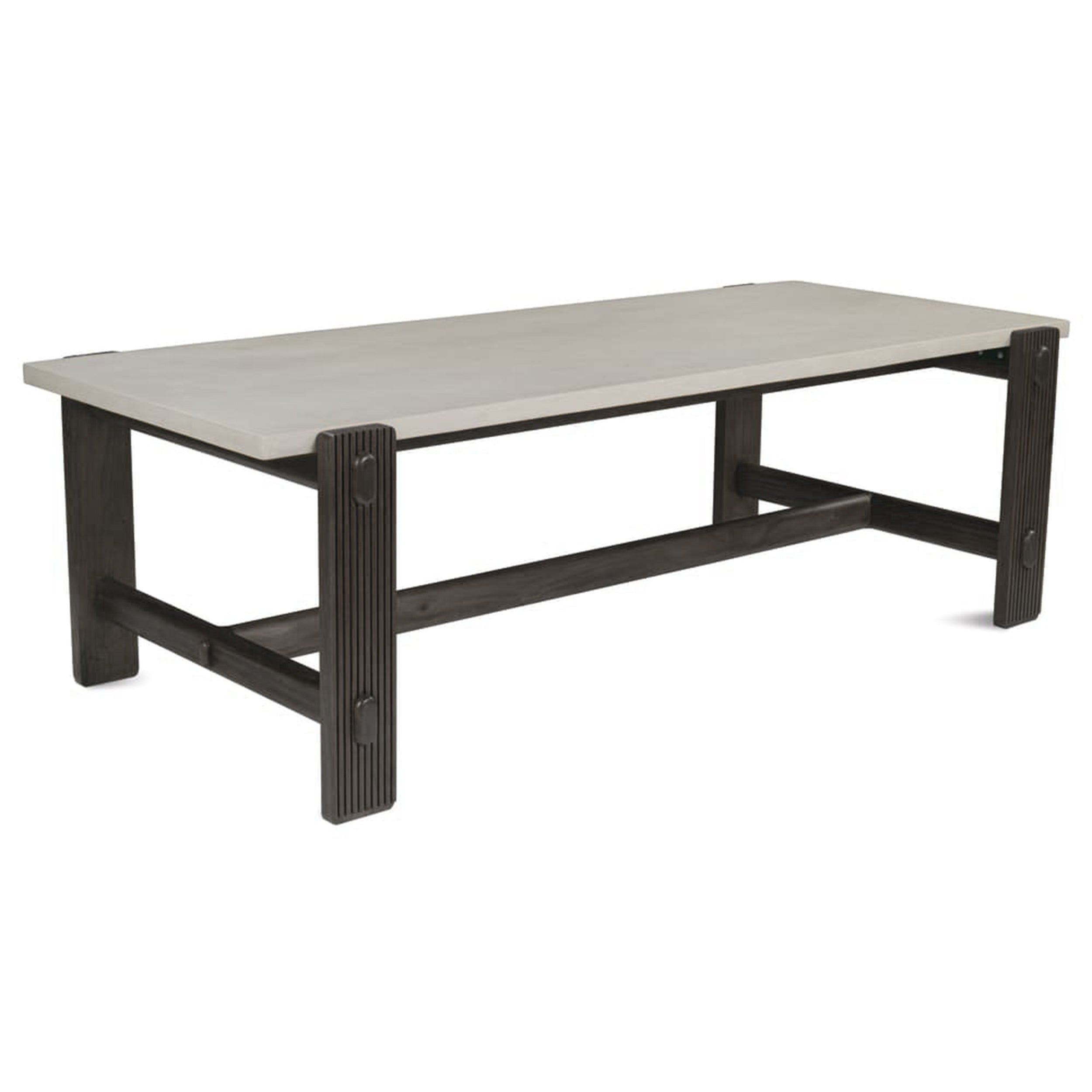 Kindred Rectangle Dining Table - Mineral Top, Godiva