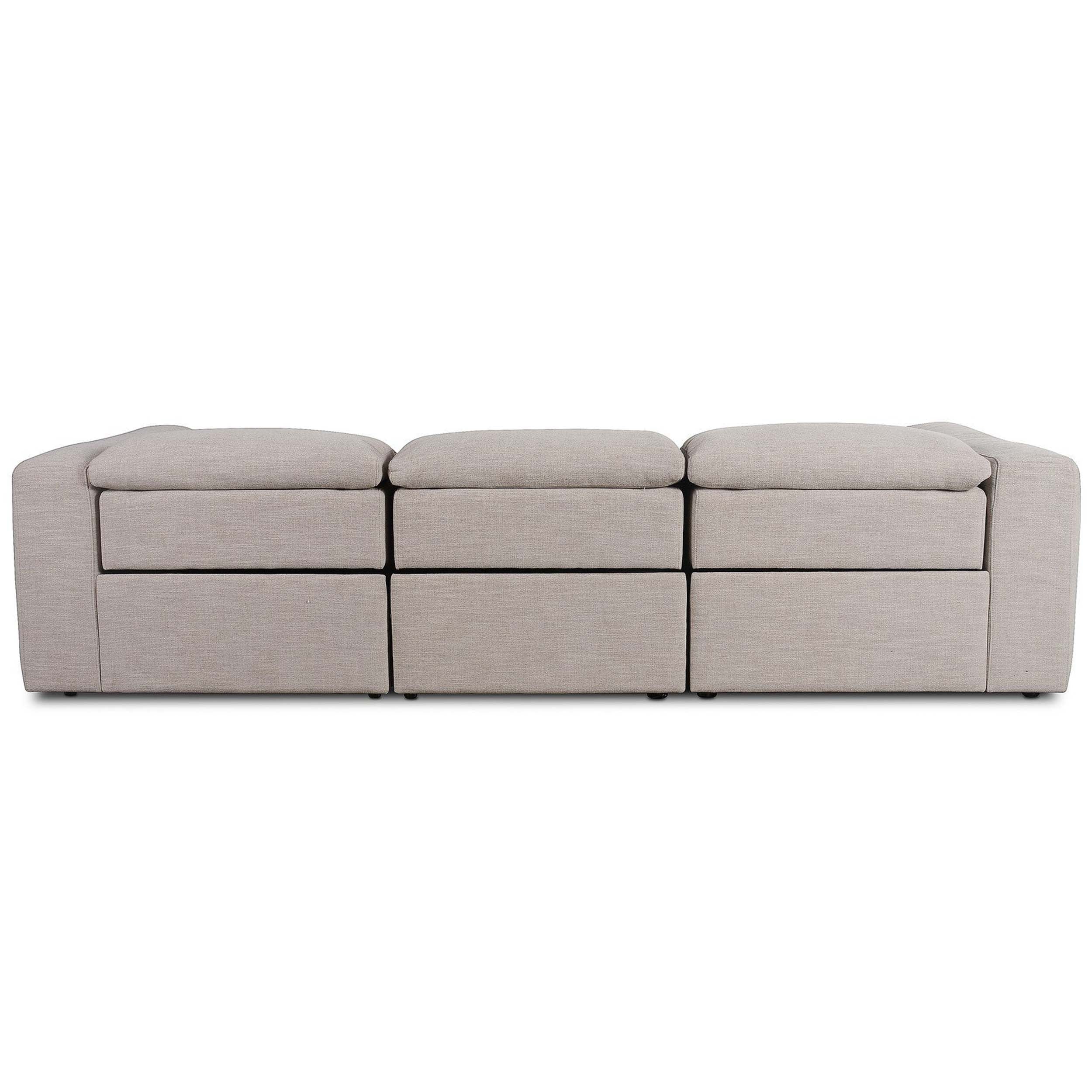 Radley Power Recline- 3 pc Sectional, Laken Stone