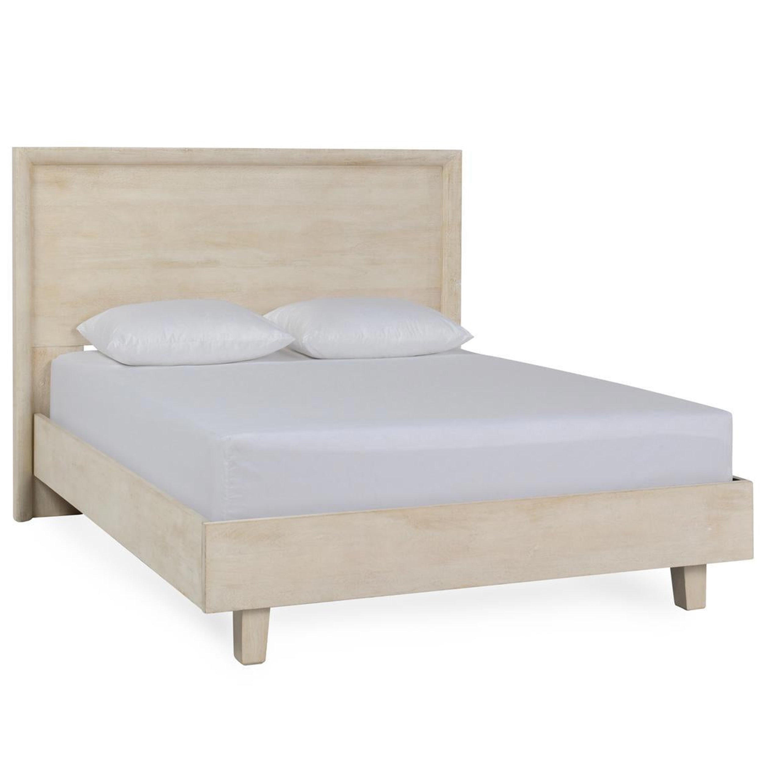Reese Wood Bed, Seashell White